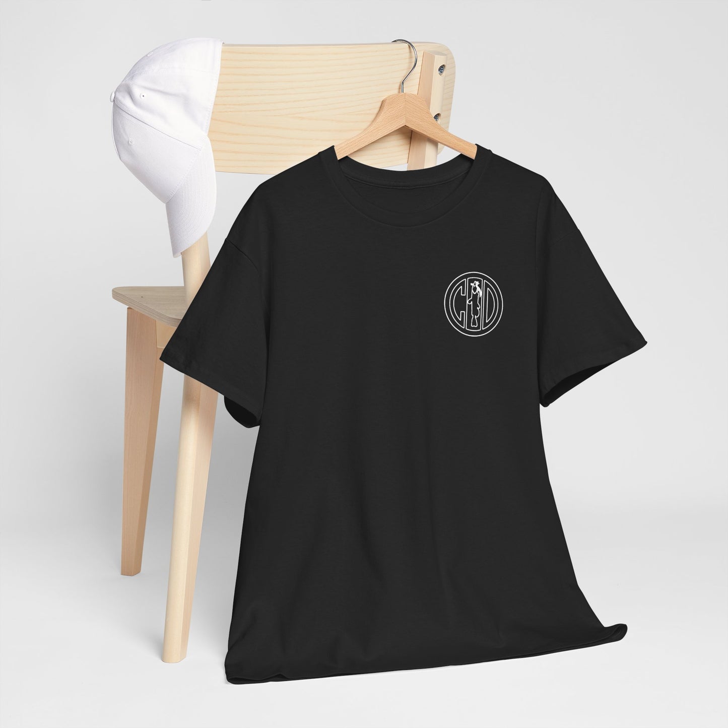 Unisex Heavy Cotton Skull and Crossbones Tee - Pirate Theme Graphic T-Shirt