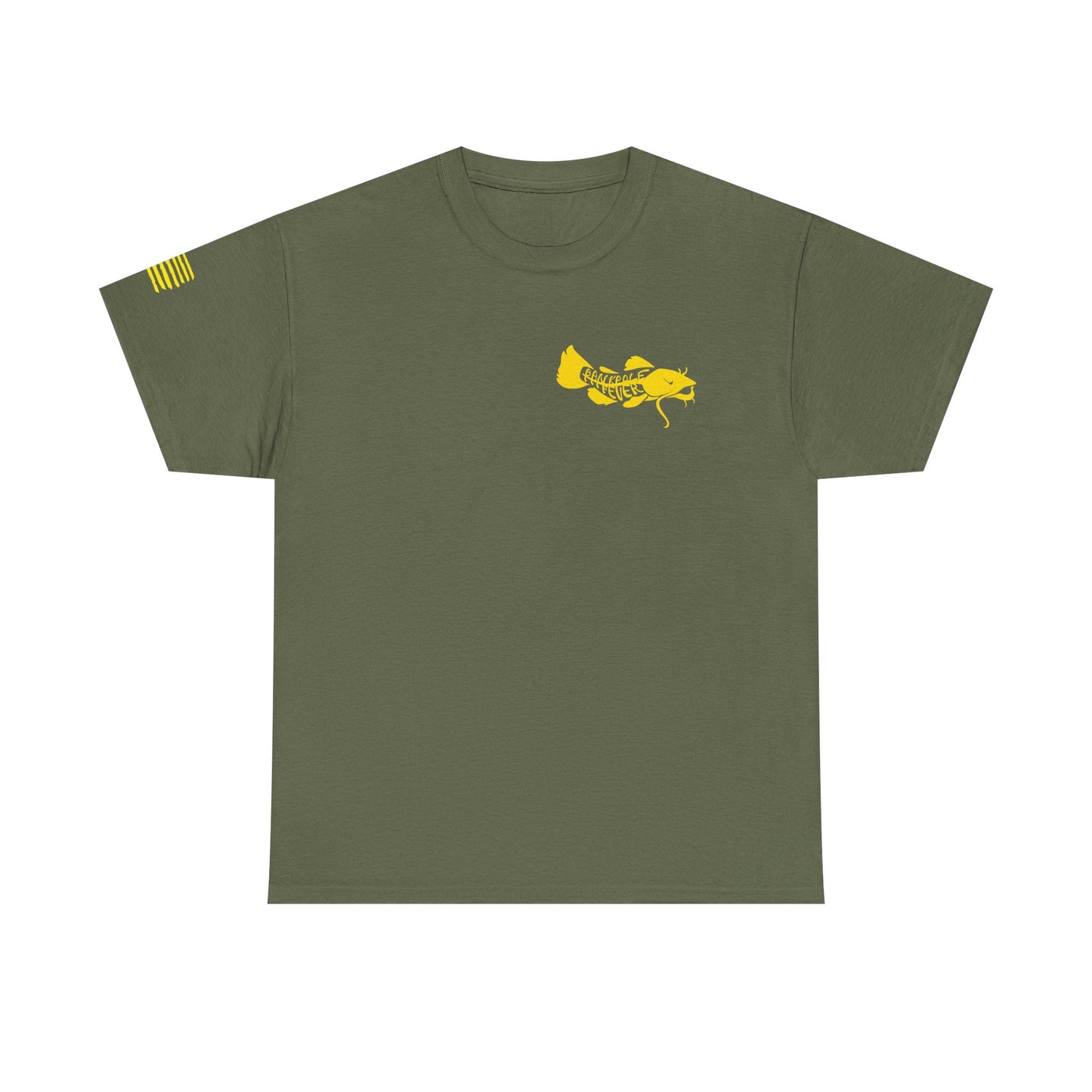 Veterans-Show Me Those Kitties Unisex Heavy Cotton Tee w/ Gold logo