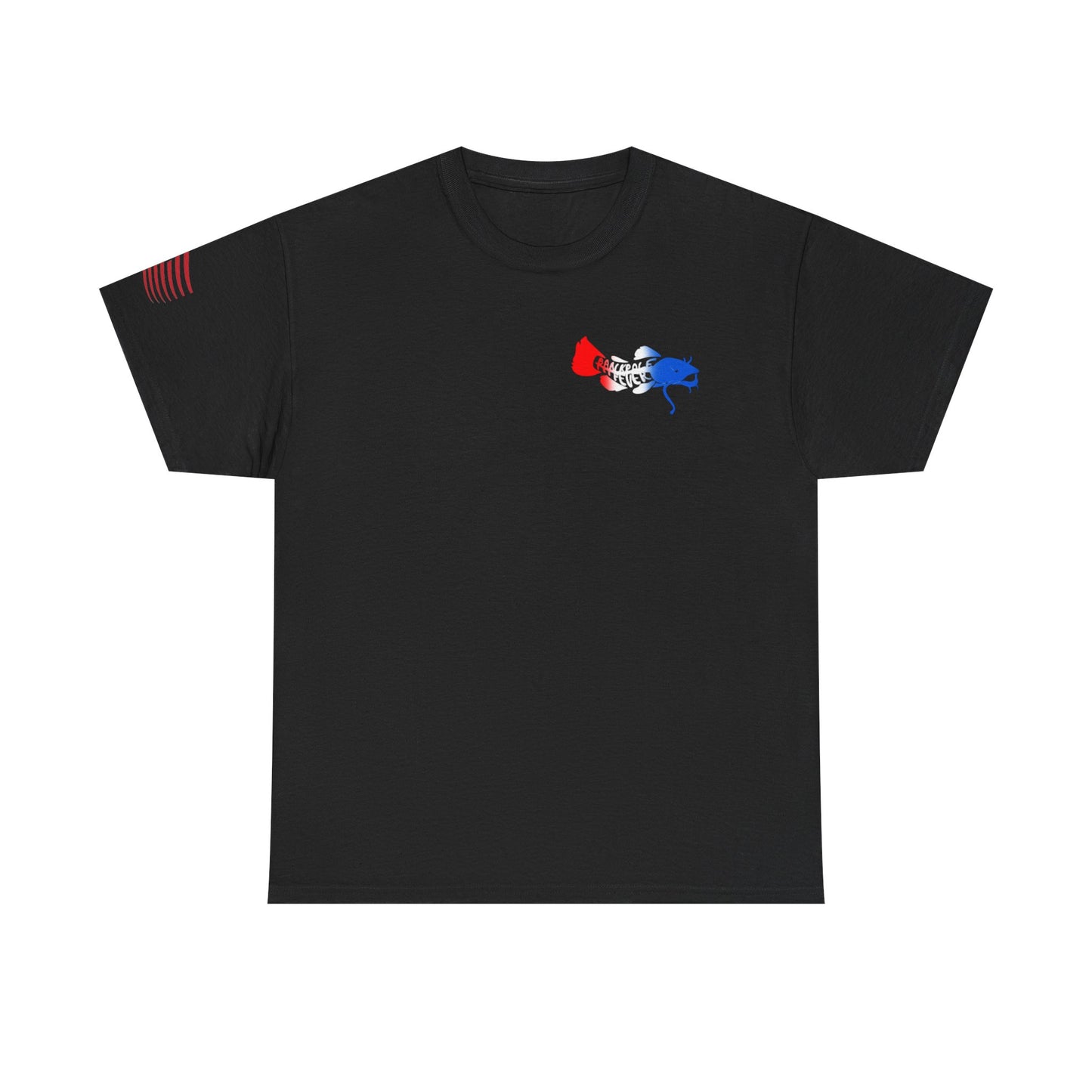 Red/white/Blue Show Me Those Kitties Unisex Heavy Cotton Tee – Bold Graphic T-Shirt for Fishermen