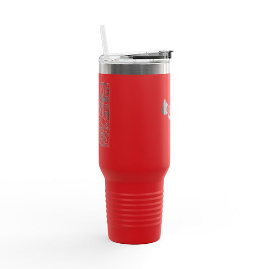 Eco-Friendly Insulated Travel Mug - 40oz with Fish Design for Adventurers