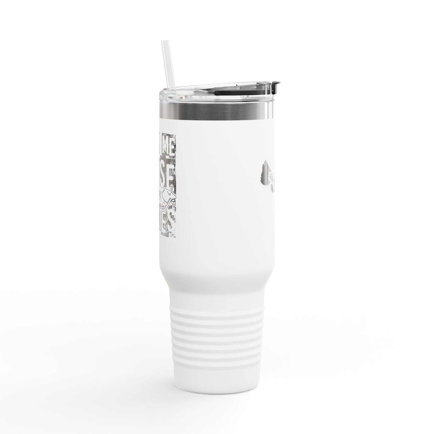 Eco-Friendly Insulated Travel Mug - 40oz with Fish Design for Adventurers