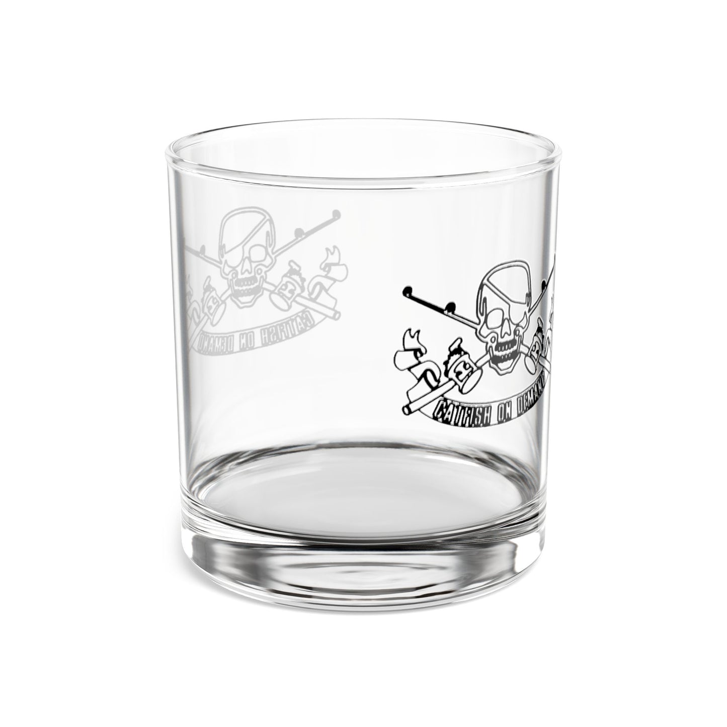 Skull & Crossbones Rocks Glass – 10oz Vintage Cocktail Glass for Pirate Enthusiasts