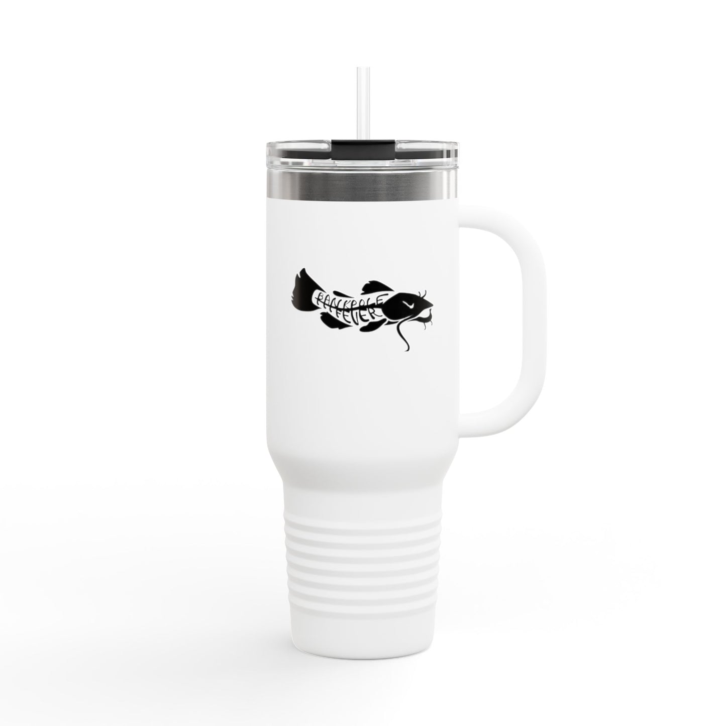 Eco-Friendly Insulated Travel Mug - 40oz with Fish Design for Adventurers