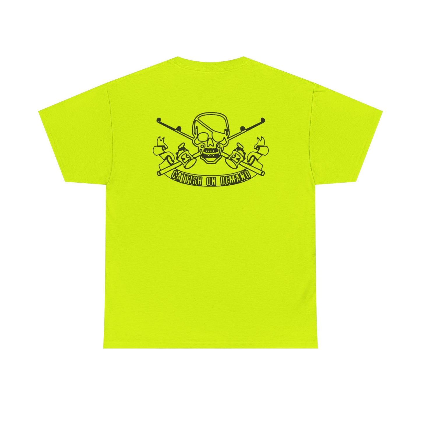 (Saftey colors)Catfish on Demand Graphic Tee for Adventure Seekers