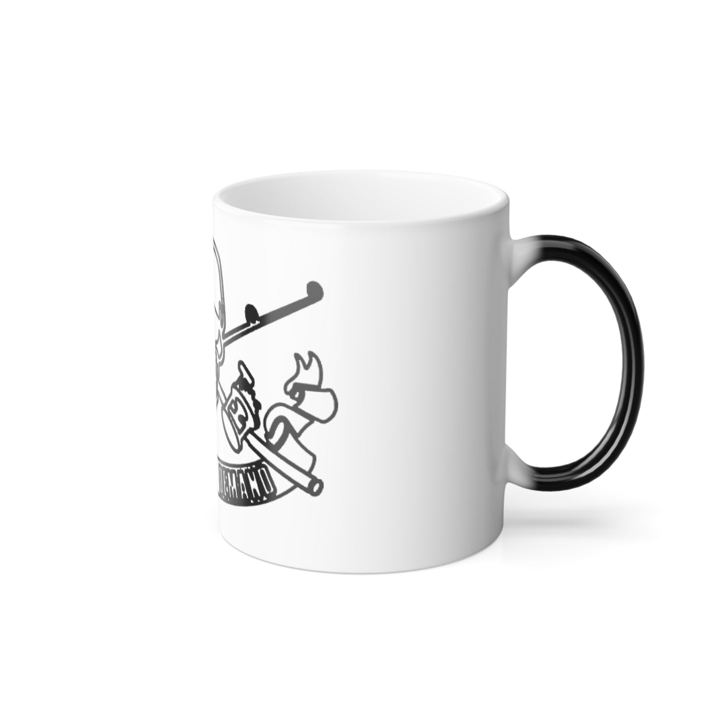 Skull Design Color Morphing Mug - Unique 11oz Coffee Cup for Gifting and Celebrations
