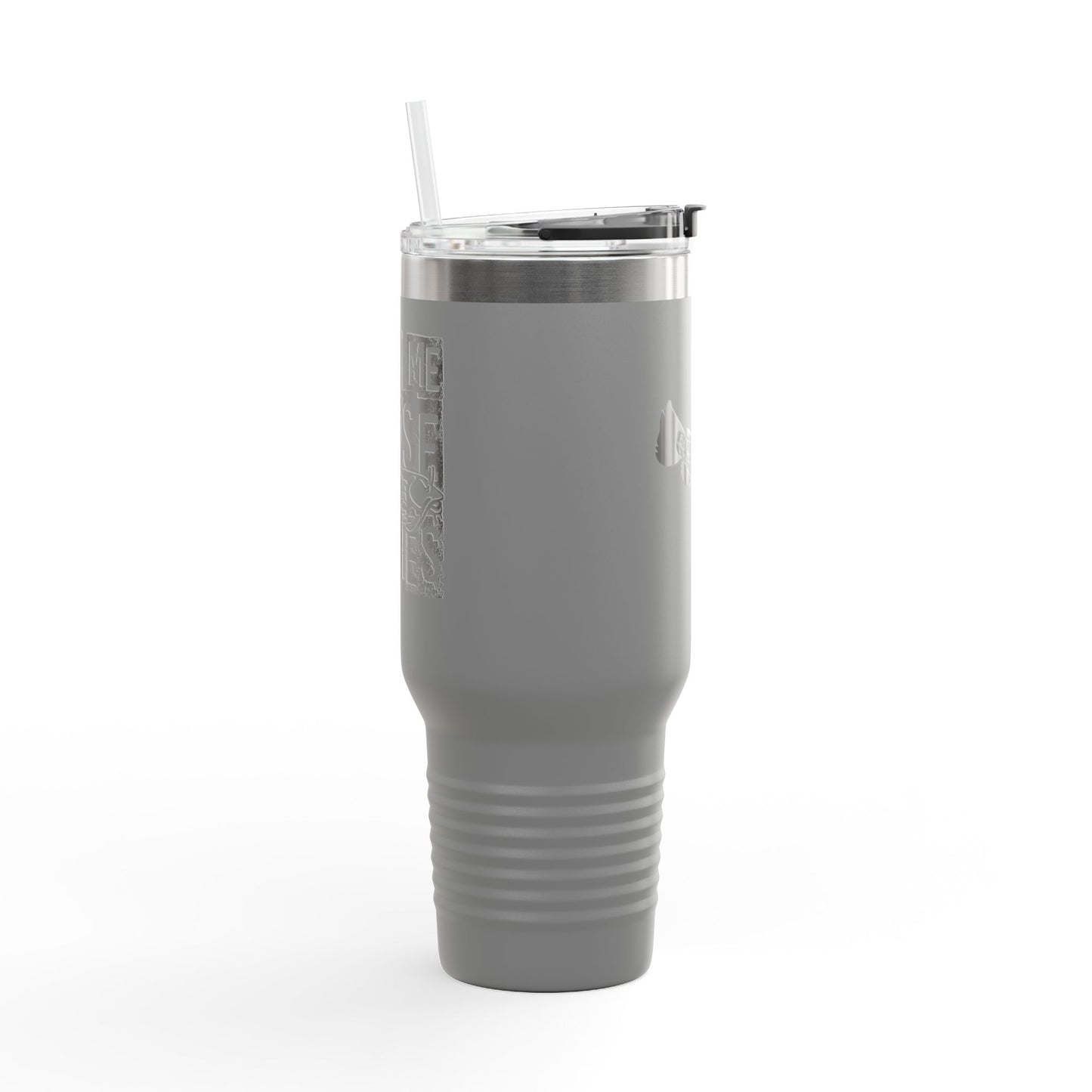 Eco-Friendly Insulated Travel Mug - 40oz with Fish Design for Adventurers
