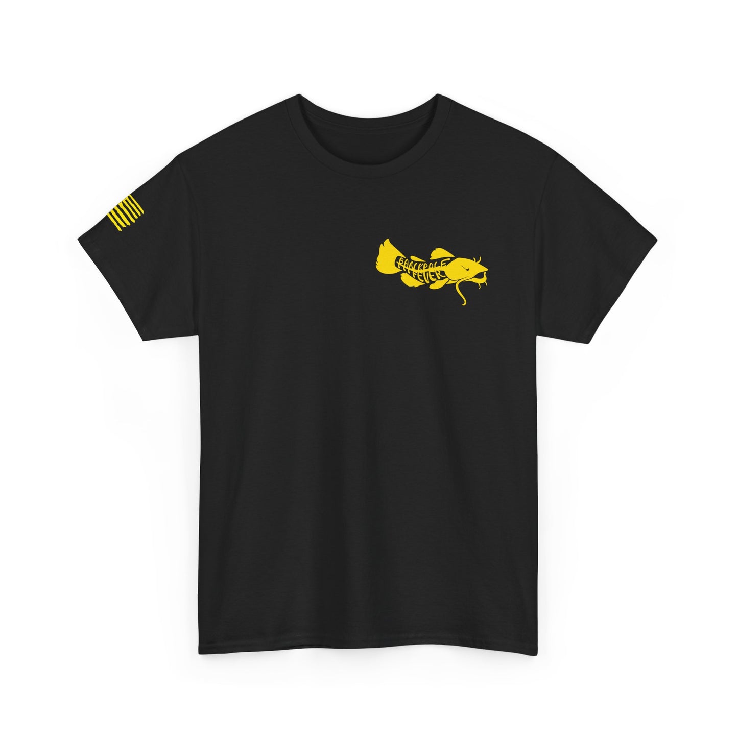 Veterans-Show Me Those Kitties Unisex Heavy Cotton Tee w/ Gold logo