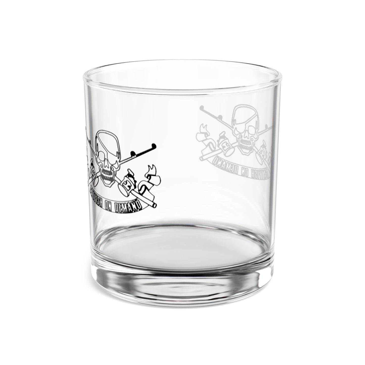 Skull & Crossbones Rocks Glass – 10oz Vintage Cocktail Glass for Pirate Enthusiasts