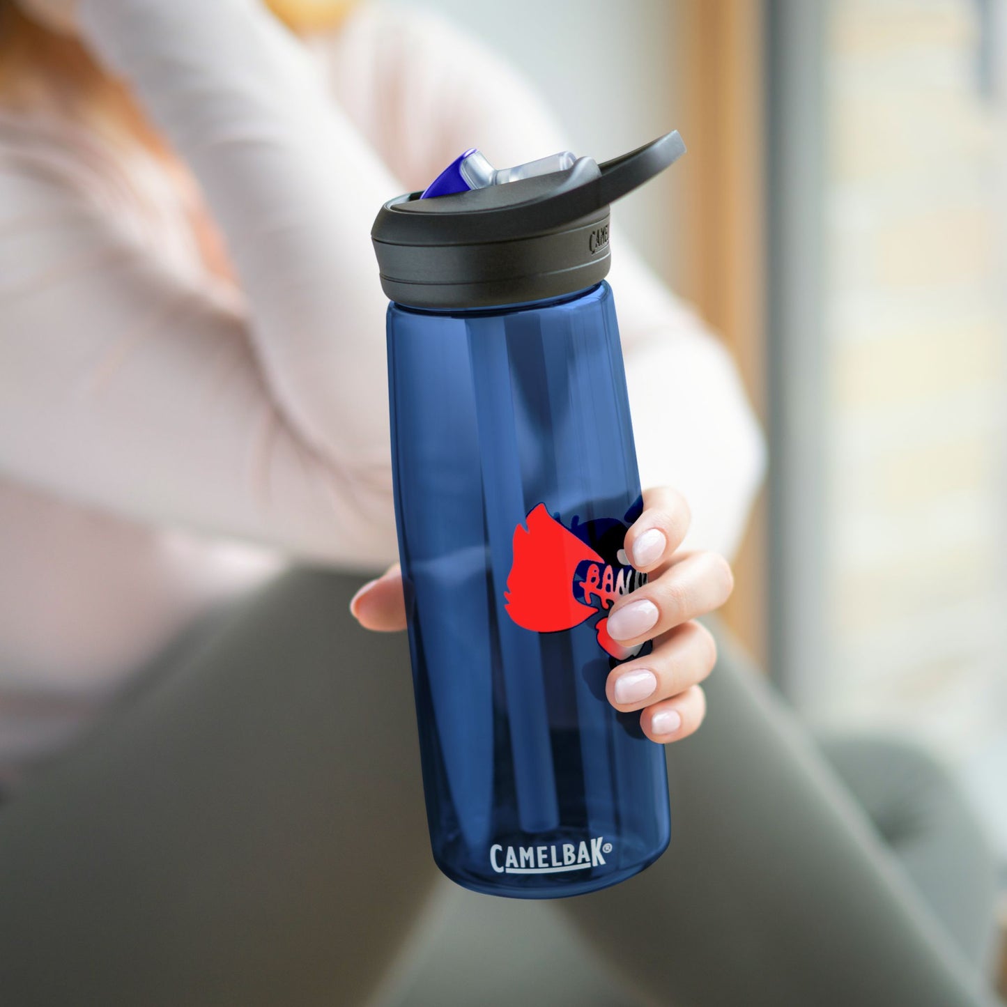 CamelBak Eddy® 20oz Water Bottle - Motivational Fitness Hydration Bottle with Colorful Design