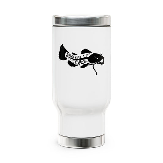 Fish Lover's Stainless Steel Travel Mug - 14oz with Handle