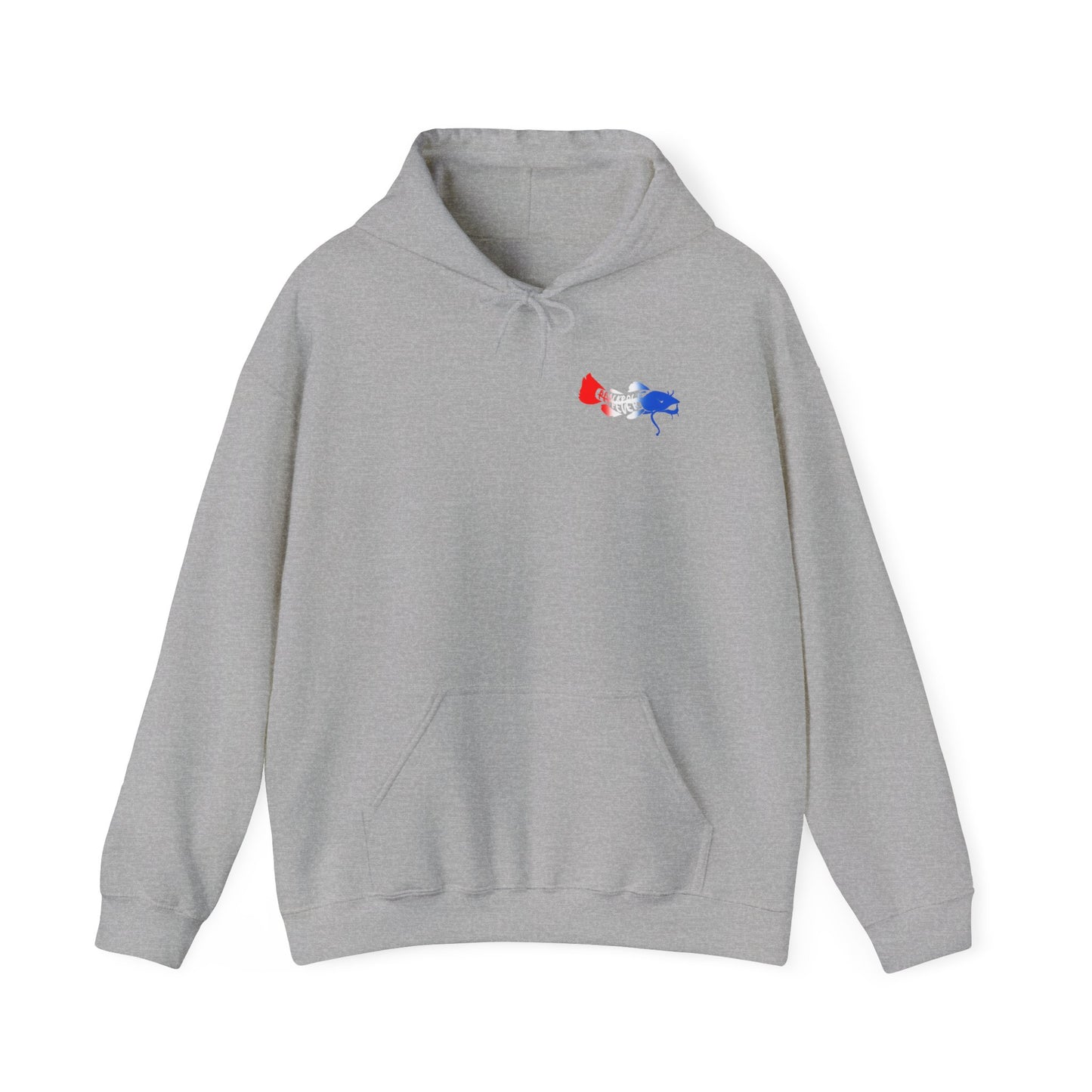 Patriotic Catfish Enthusiast Unisex Hoodie - Show Me Those Kitties Design