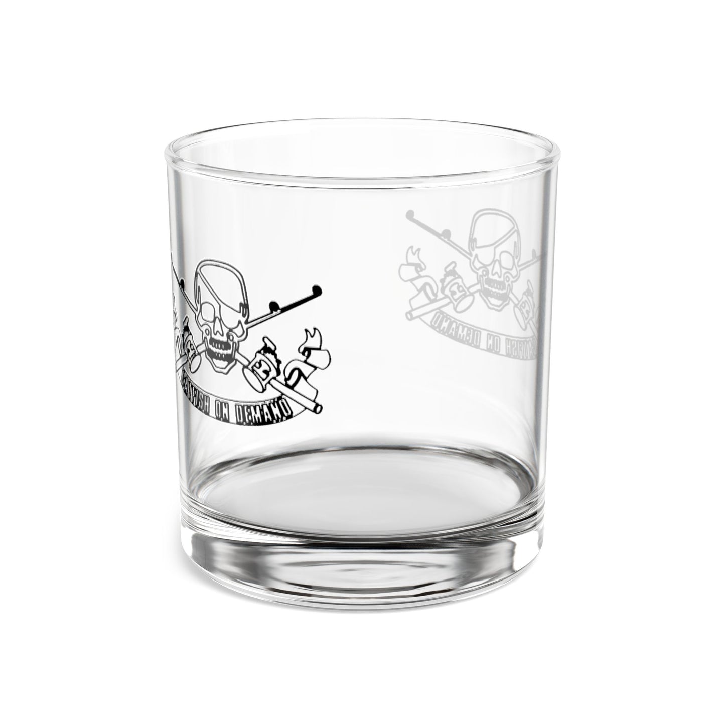 Skull & Crossbones Rocks Glass – 10oz Vintage Cocktail Glass for Pirate Enthusiasts