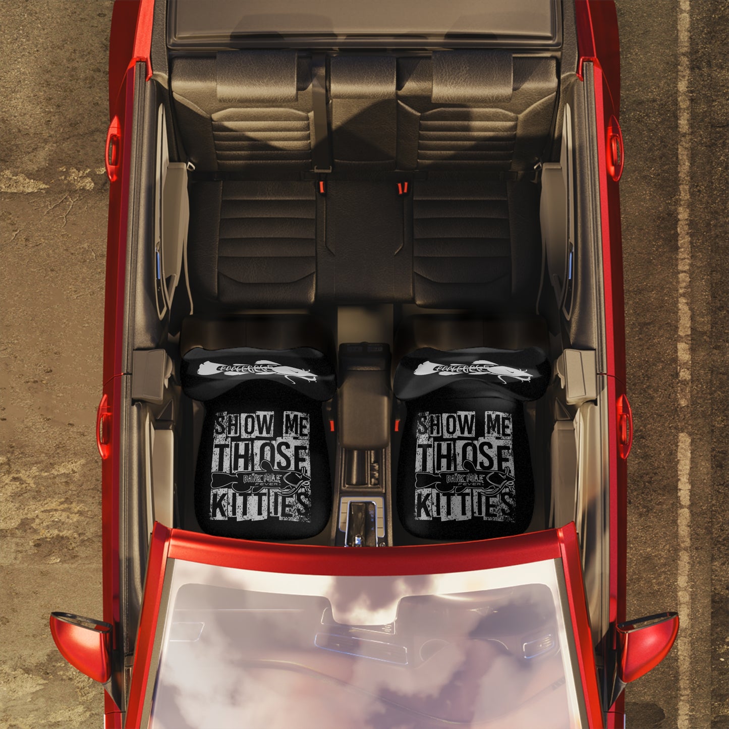 Funny Catfish Car Seat Covers - Show Me Those Kitties