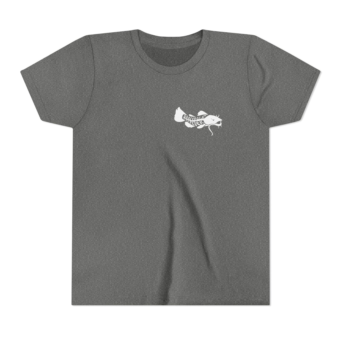 Funny Youth Short Sleeve Tee - Show Me Those Kitties Fishing Shirt