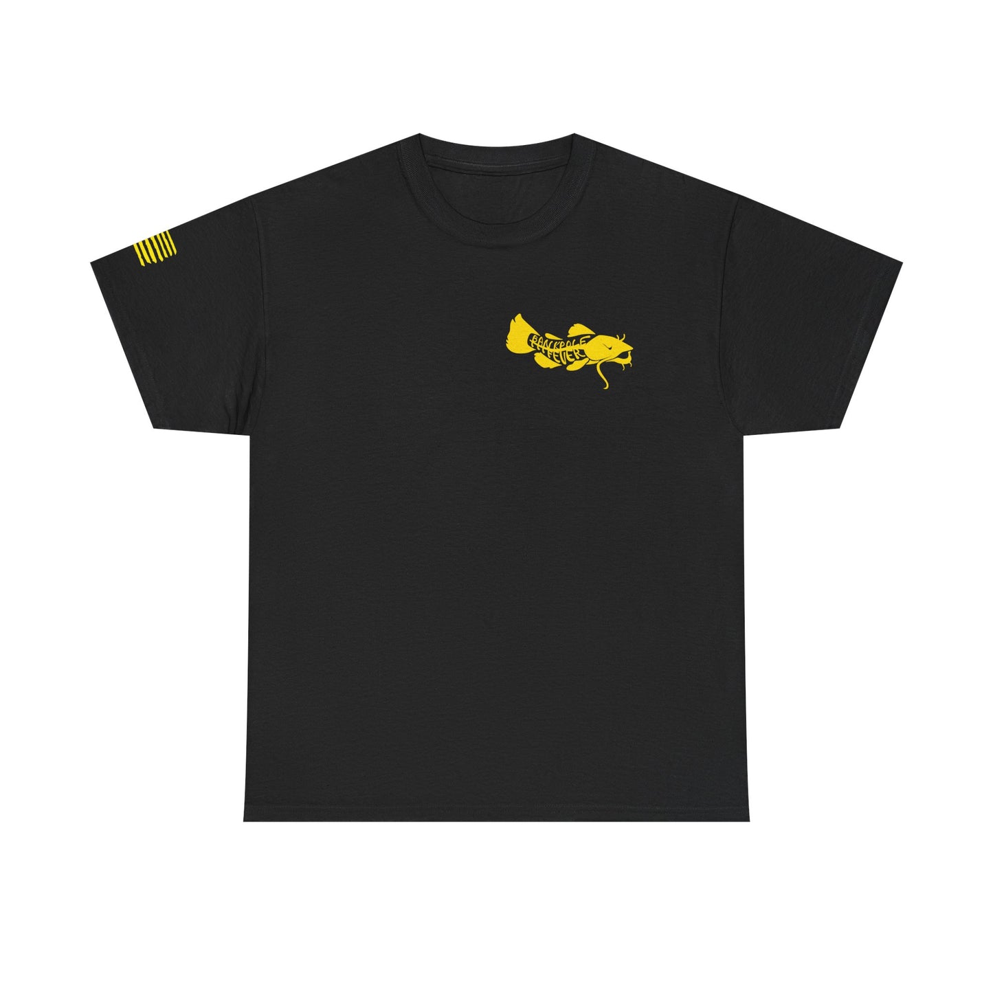 Veterans-Show Me Those Kitties Unisex Heavy Cotton Tee w/ Gold logo