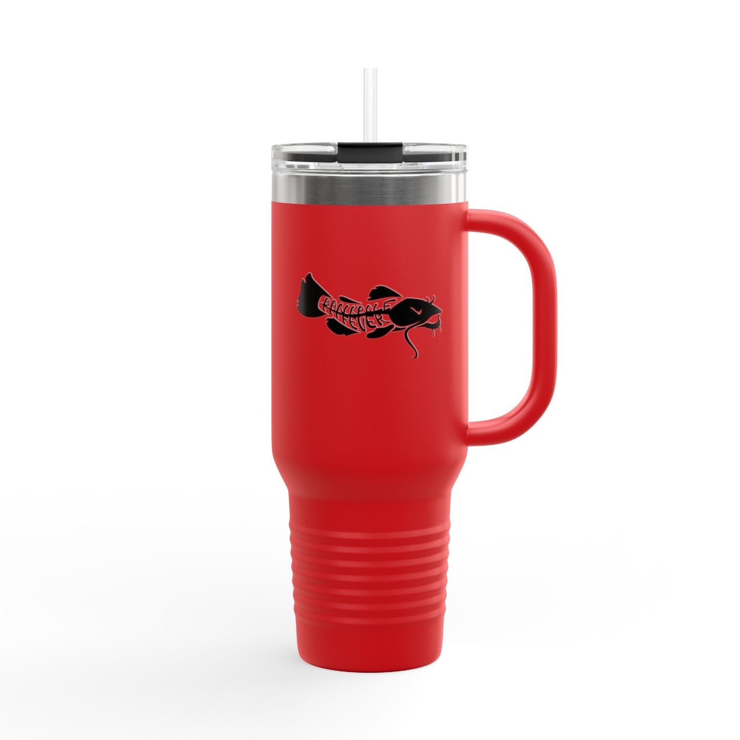 Eco-Friendly Insulated Travel Mug - 40oz with Fish Design for Adventurers