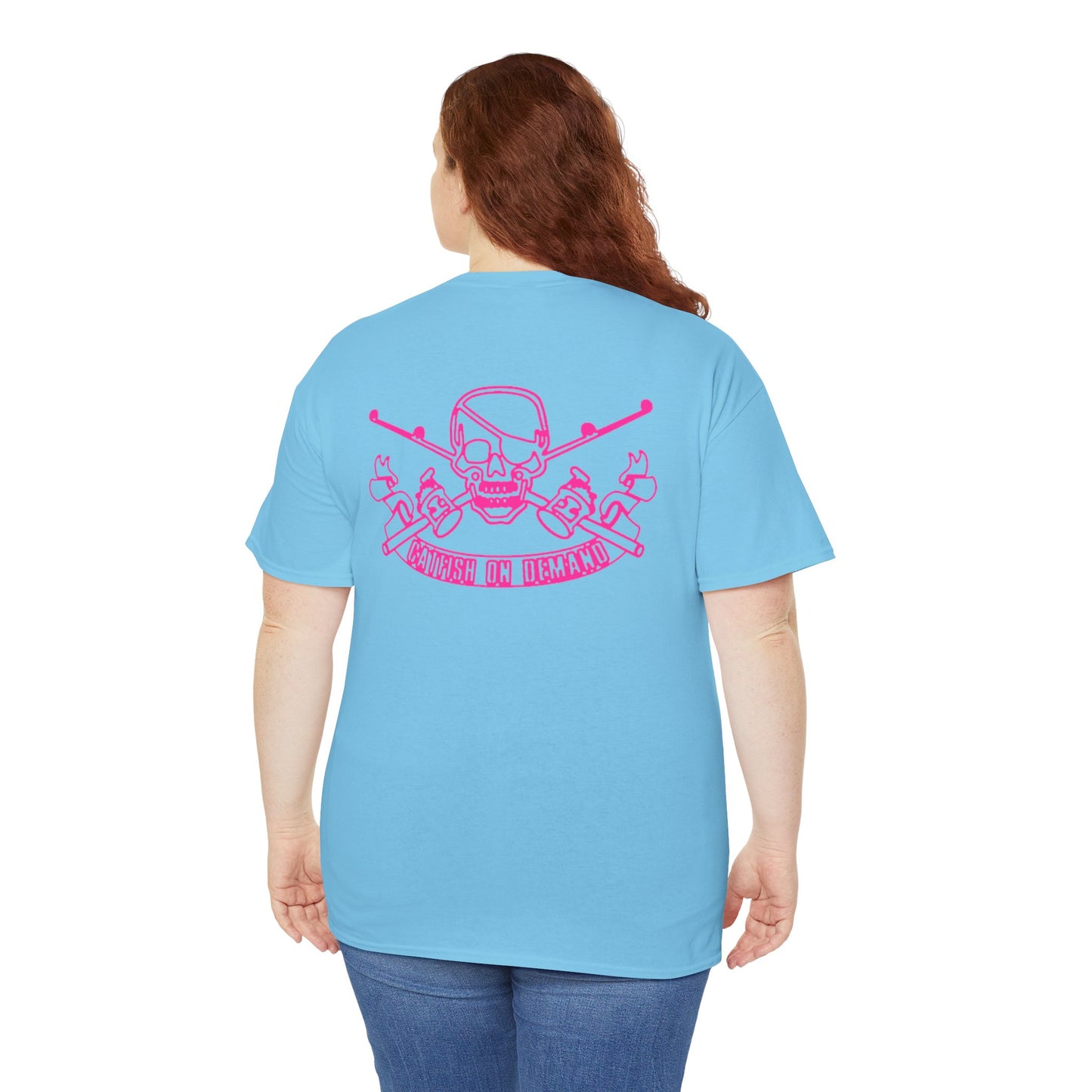Skull & Crossbones Graphic Tee - Unisex Heavy Cotton T-Shirt