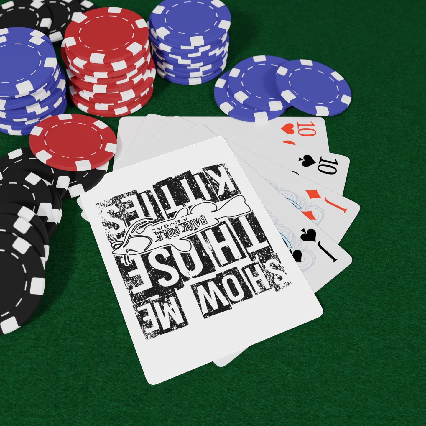 Poker Playing Cards - Show Me Those Kitties Design