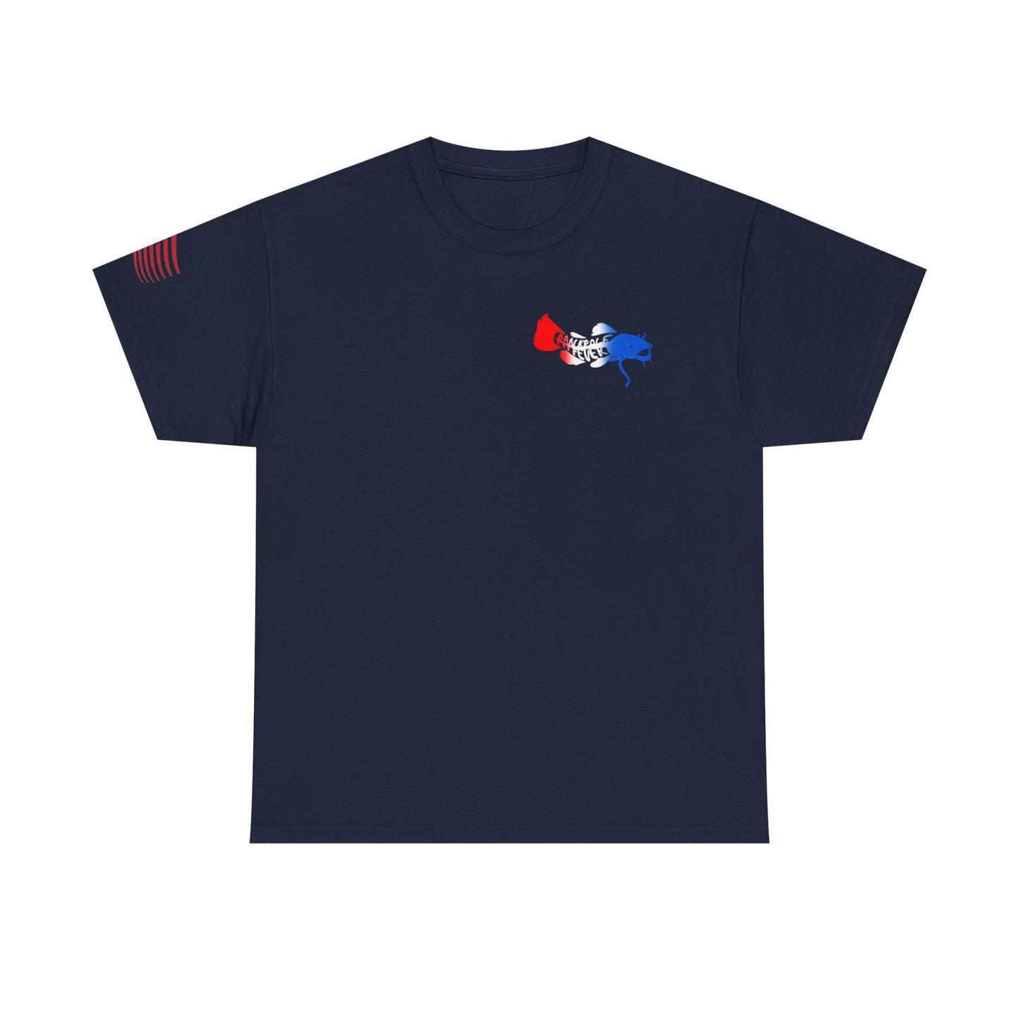 Red/white/Blue Show Me Those Kitties Unisex Heavy Cotton Tee – Bold Graphic T-Shirt for Fishermen