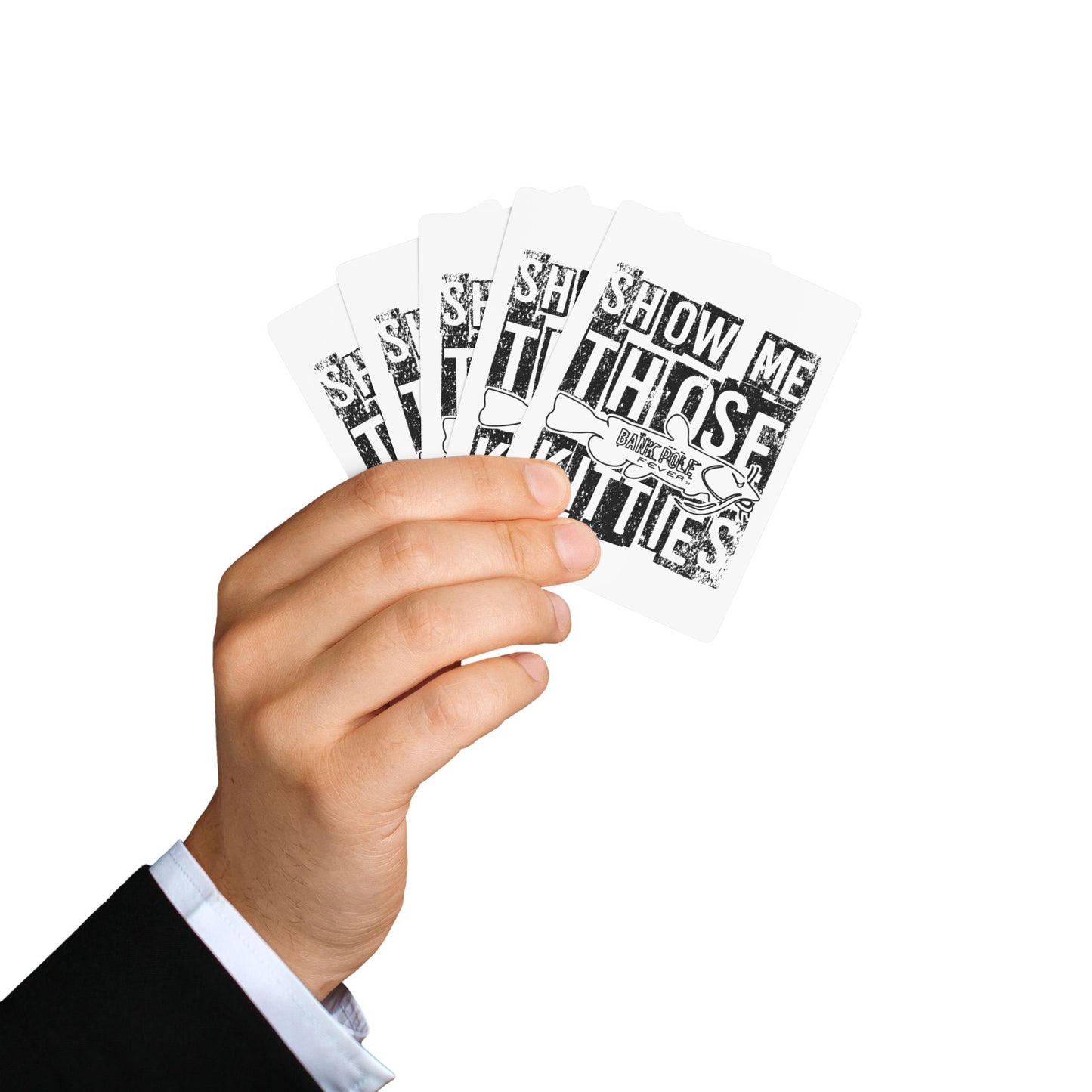 Poker Playing Cards - Show Me Those Kitties Design