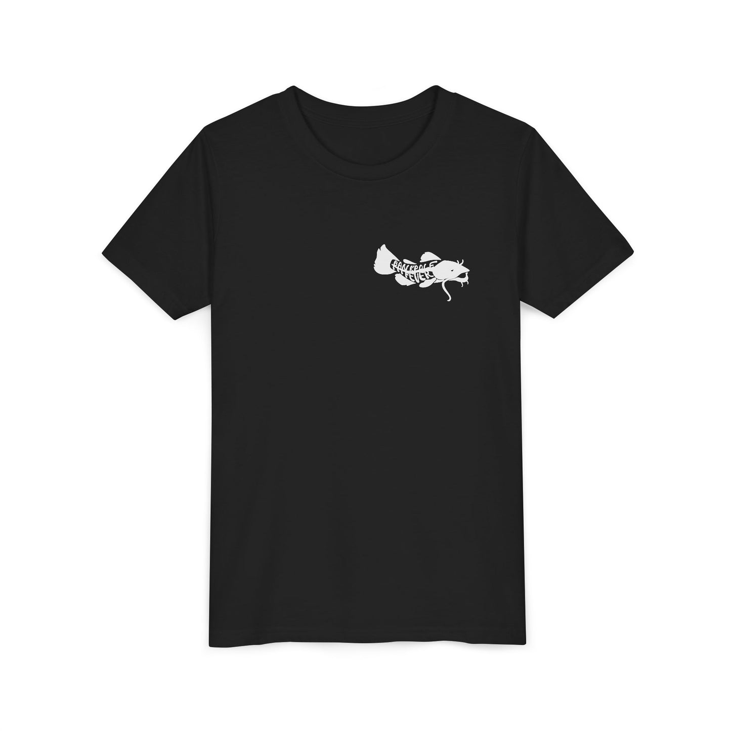 Funny Youth Short Sleeve Tee - Show Me Those Kitties Fishing Shirt