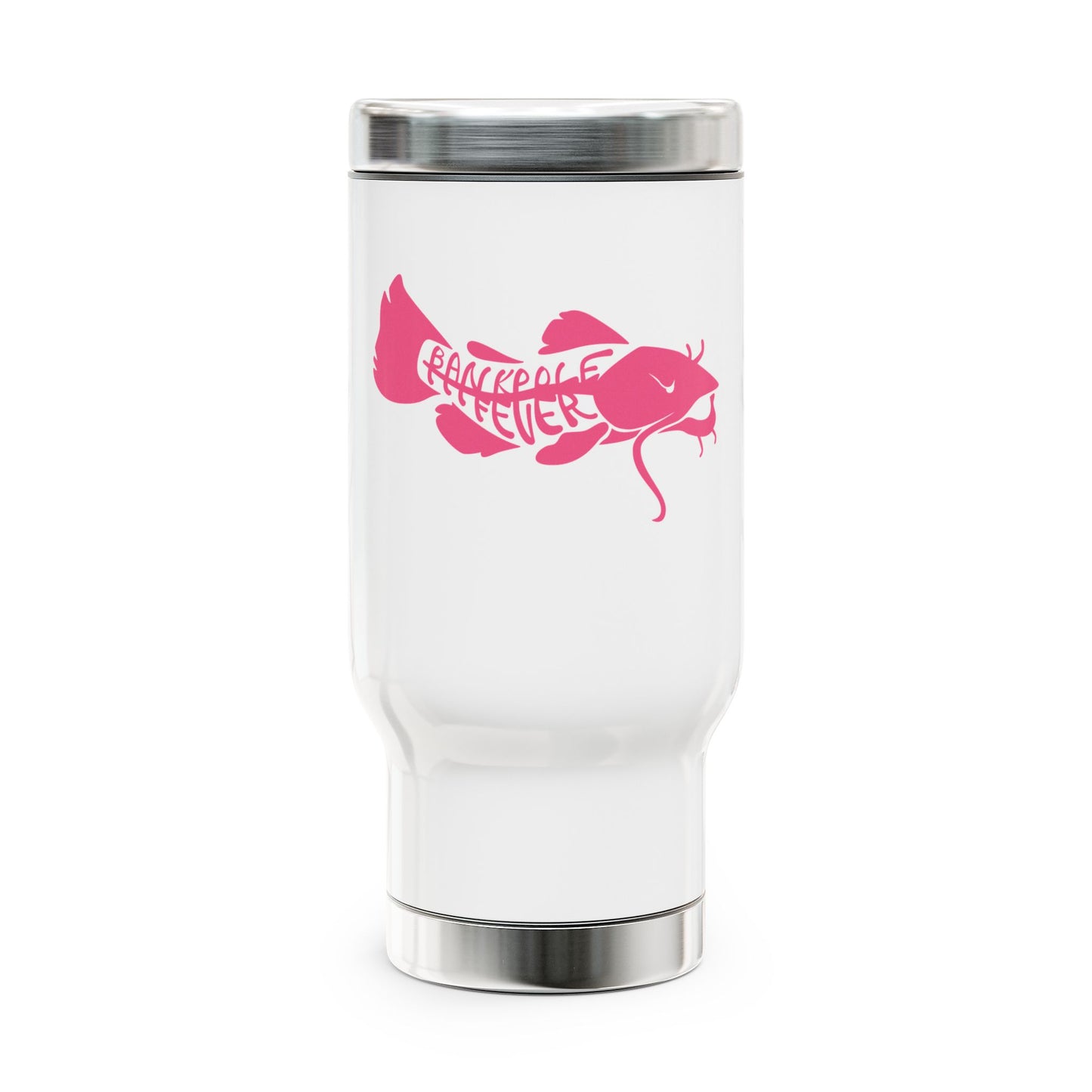 Women's Travel Mug for Fish Lovers - 14oz Stainless Steel with Handle