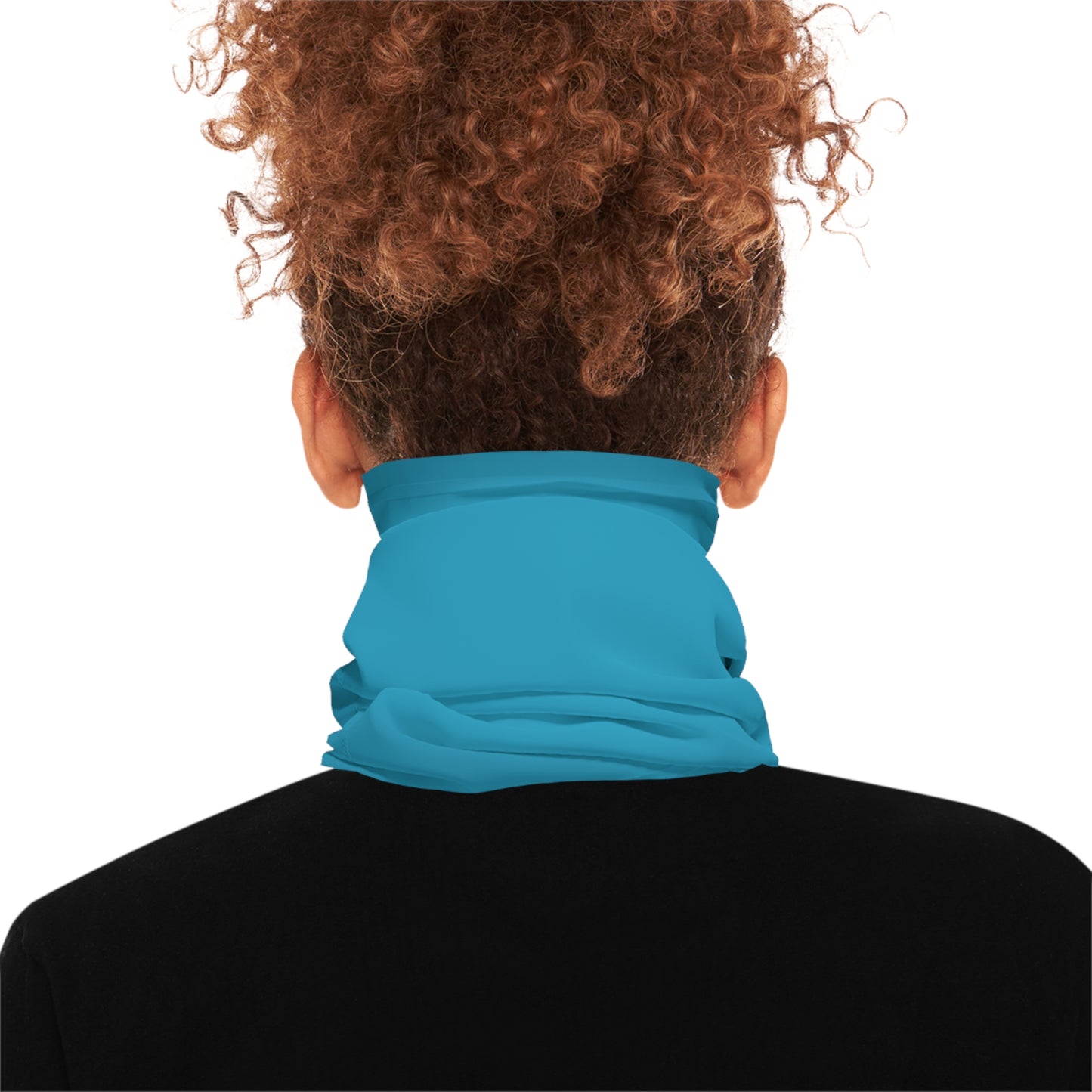 Skull and Crossbones Design Midweight Neck Gaiter - Turquoise