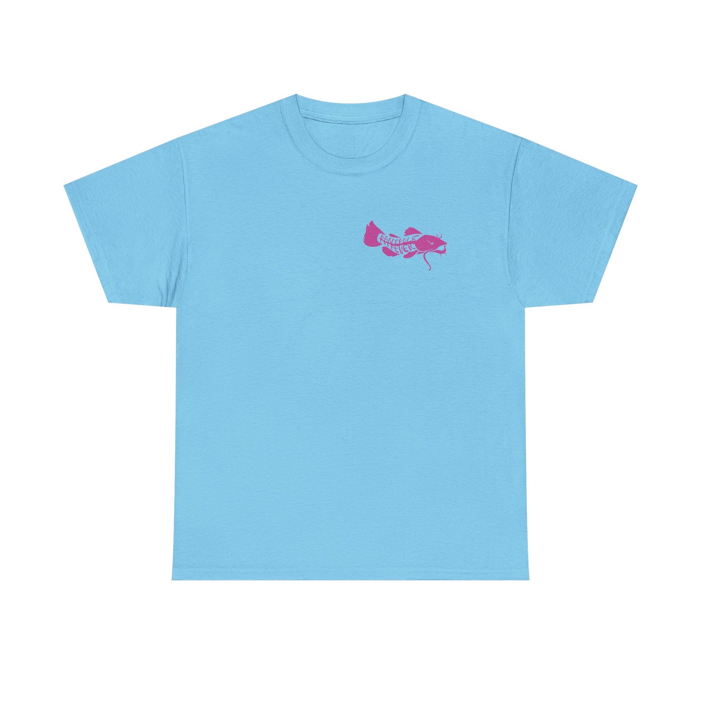 Show Me Those Kitties w/ Pink logo Unisex Heavy Cotton Tee - Fun Graphic T-Shirt for Cat Lovers