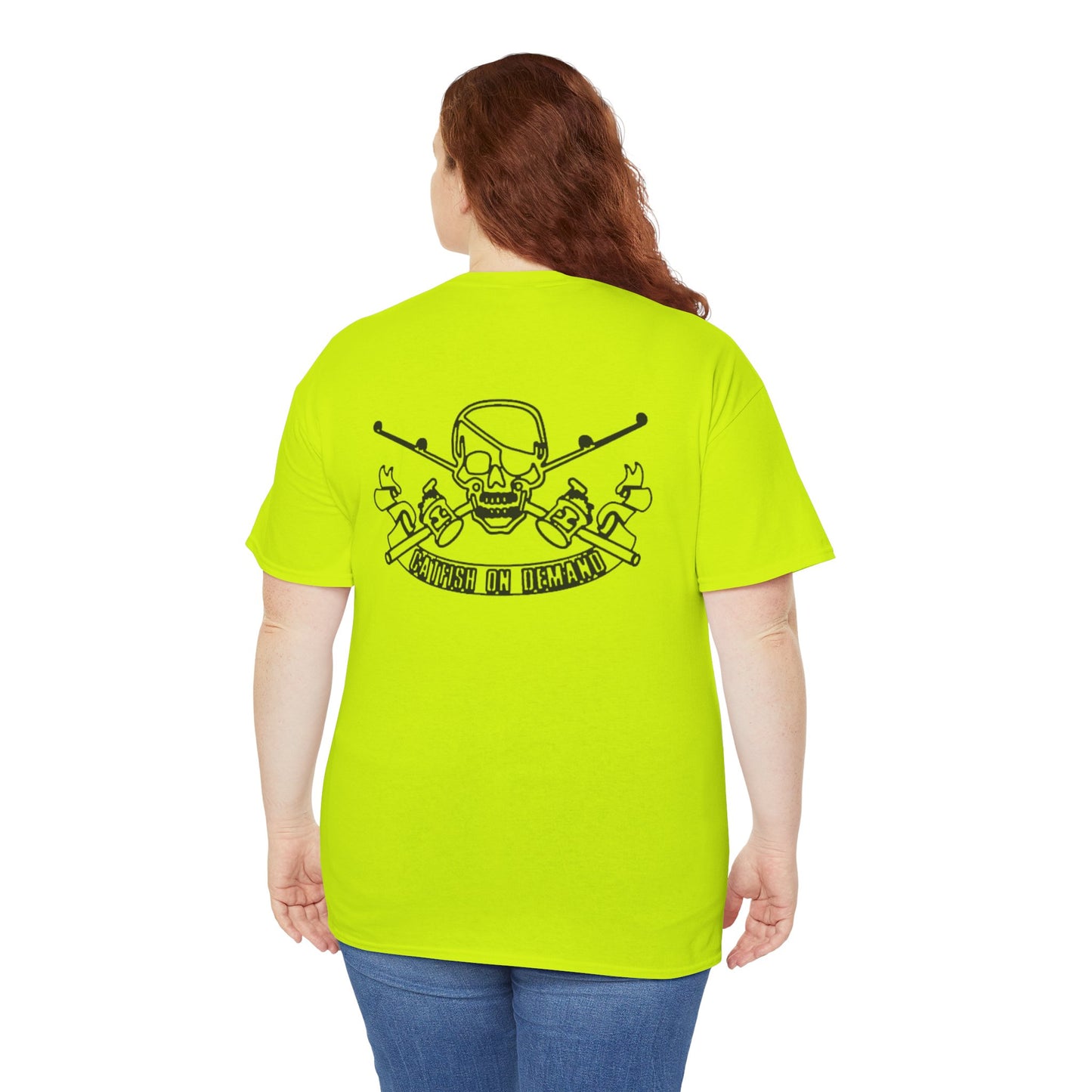(Saftey colors)Catfish on Demand Graphic Tee for Adventure Seekers