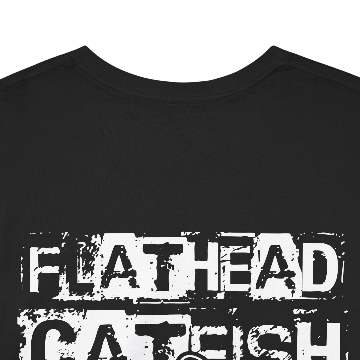 Mens/ Women's Adult Flathead Catfish Slayer Unisex Heavy Cotton Tee - Fun Fishing Shirt for Anglers