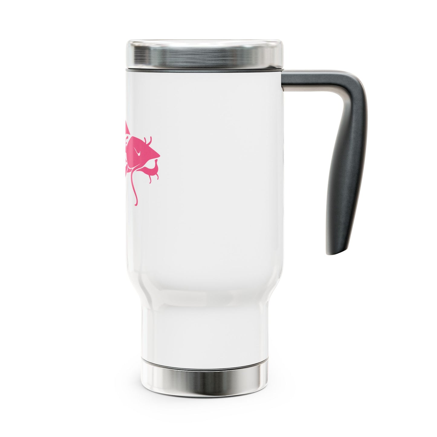 Women's Travel Mug for Fish Lovers - 14oz Stainless Steel with Handle