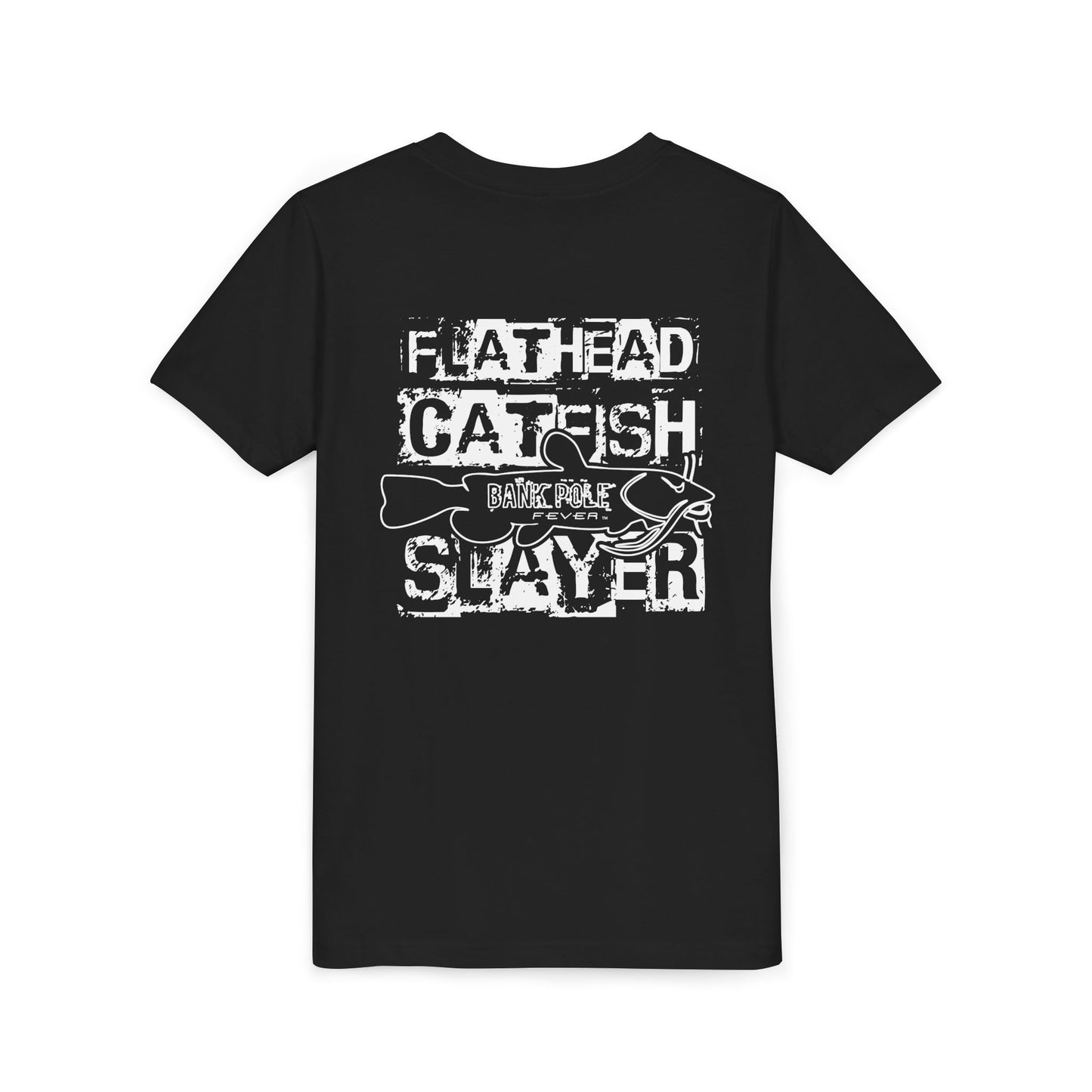 Funny Youth Short Sleeve Tee - Show Me Those Kitties Fishing Shirt