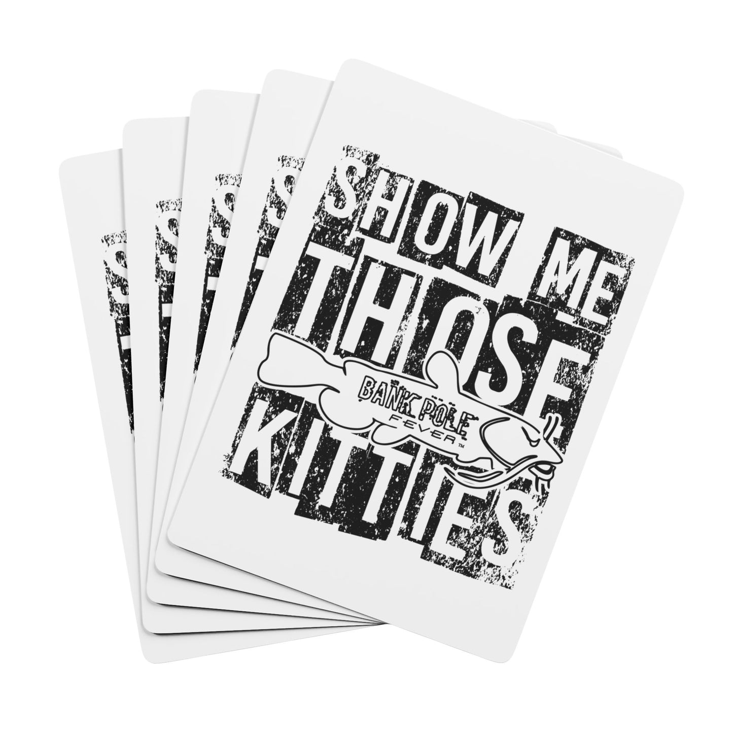 Poker Playing Cards - Show Me Those Kitties Design