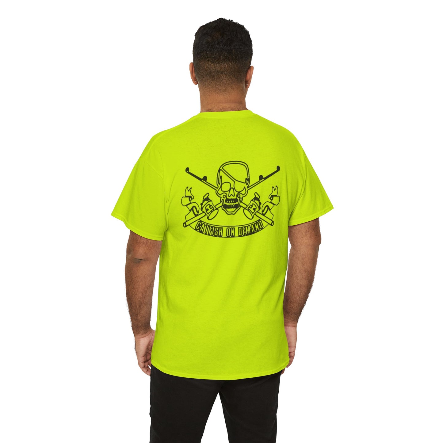 (Saftey colors)Catfish on Demand Graphic Tee for Adventure Seekers