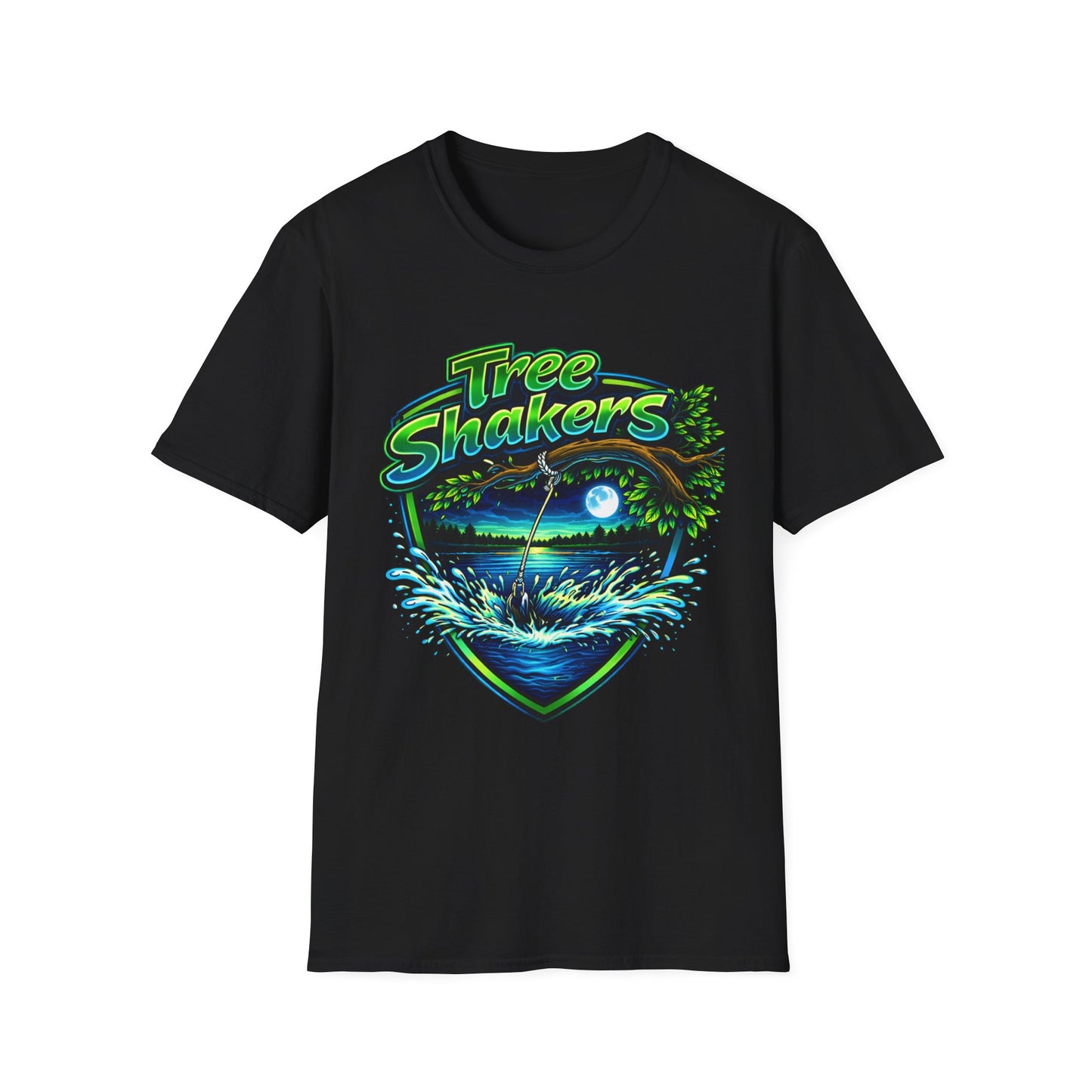 Tree Shakers T-Shirt — Night Fishing Outdoor Graphic Tee