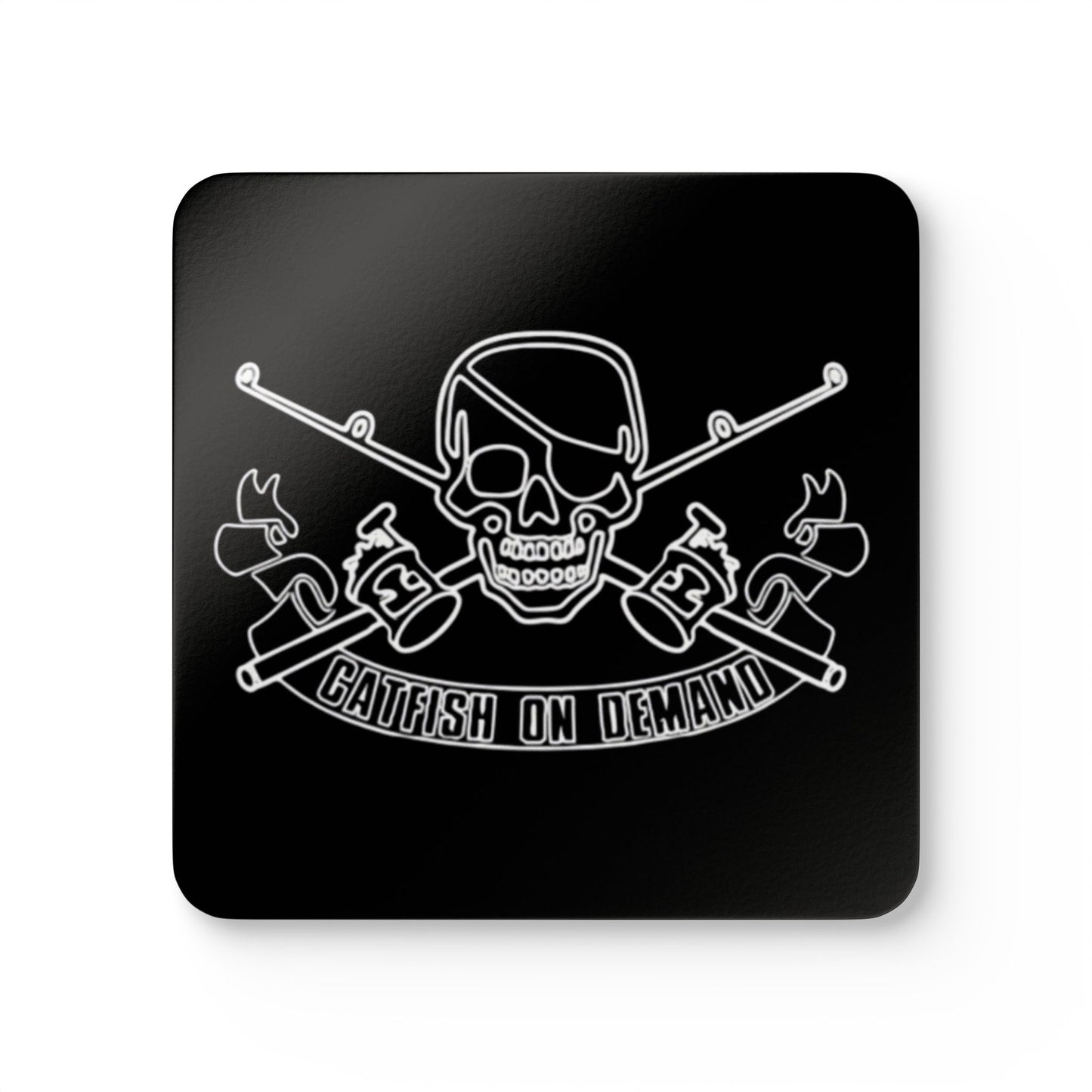 Fishing-Themed Cork Coaster Set - Perfect Gift for Anglers