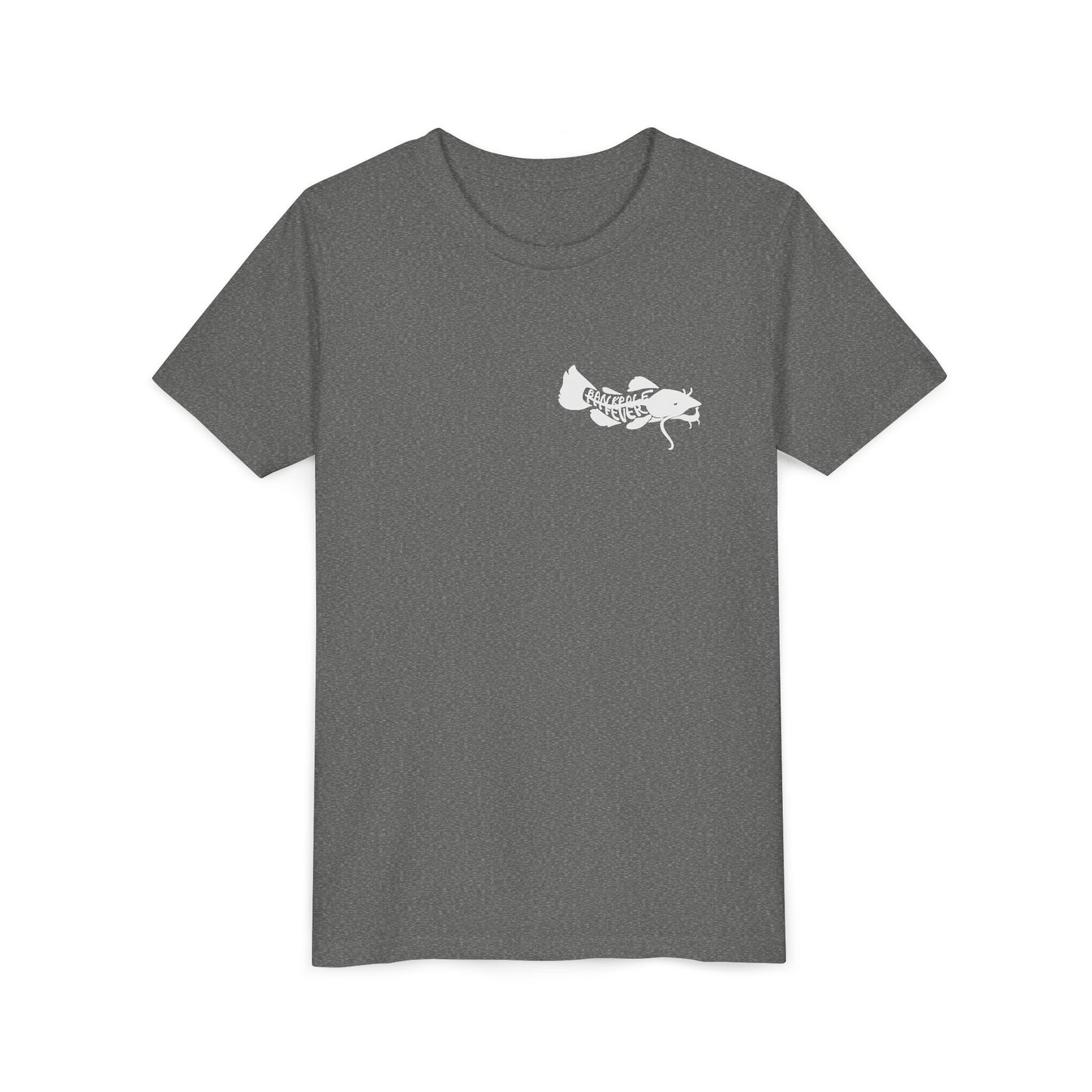 Funny Youth Short Sleeve Tee - Show Me Those Kitties Fishing Shirt
