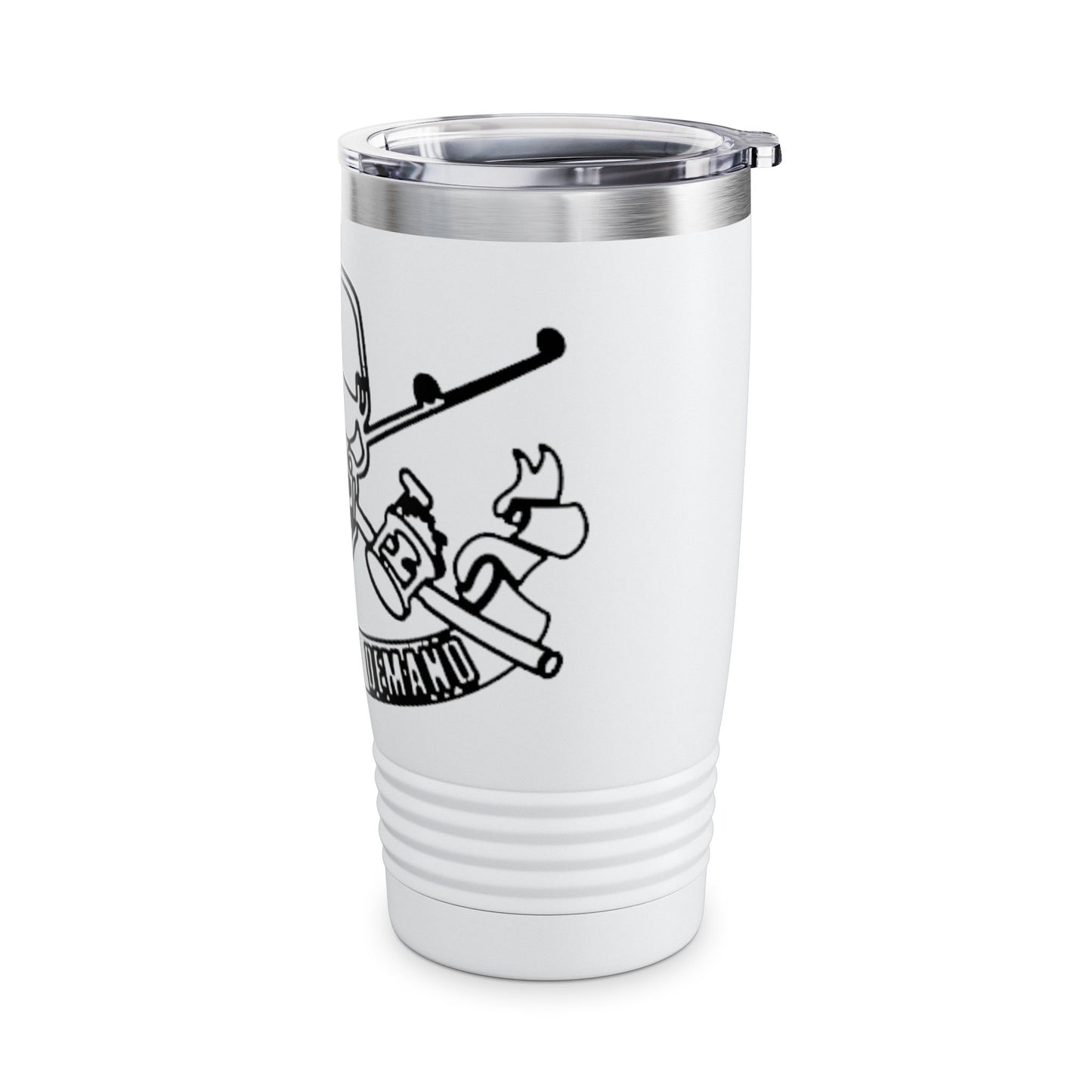 Skull & Crossbones Ringneck Tumbler - 20oz Adventure Mug for Pirates, Drinkware for Outdoor Enthusiasts