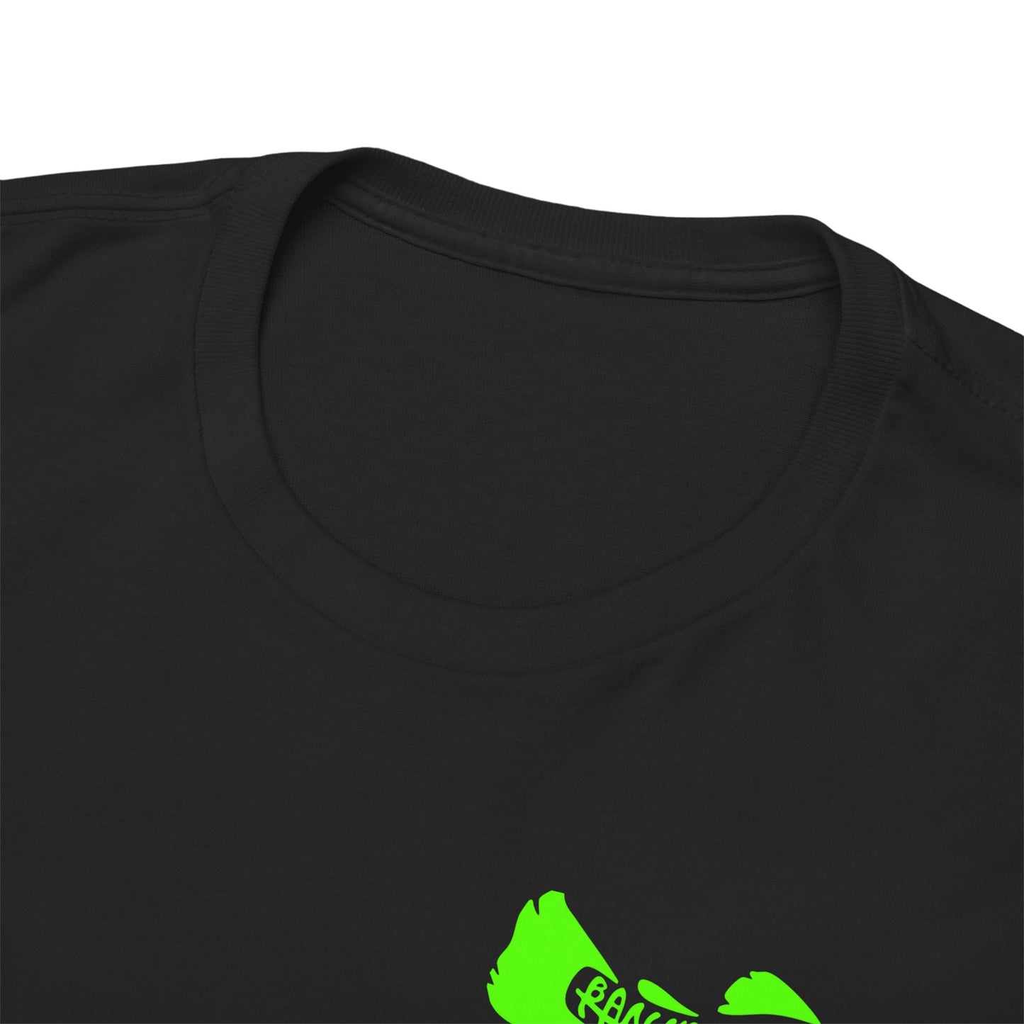 Show-me Those Kitties Heavy Cotton T-Shirt w/ Lime Green logo
