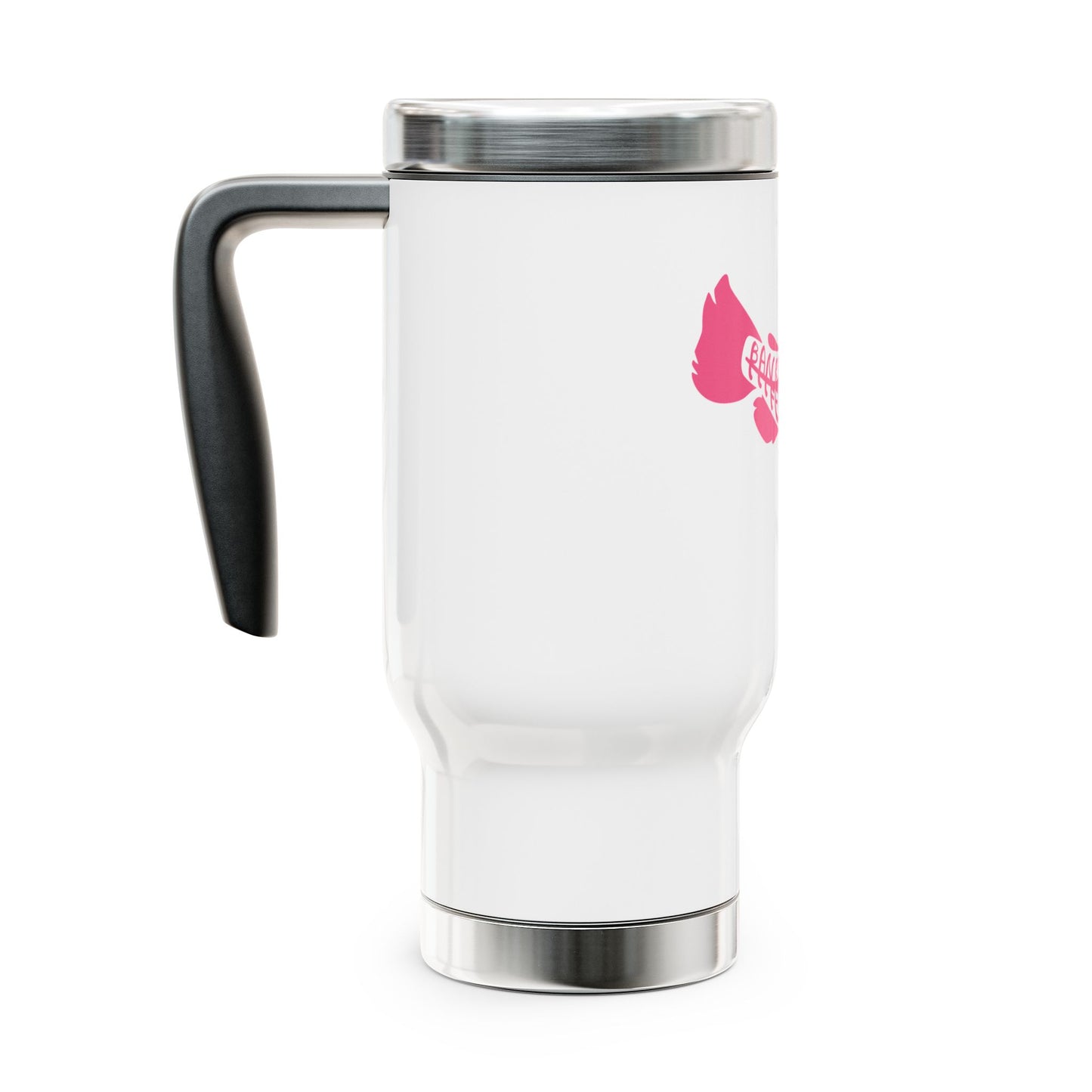 Women's Travel Mug for Fish Lovers - 14oz Stainless Steel with Handle