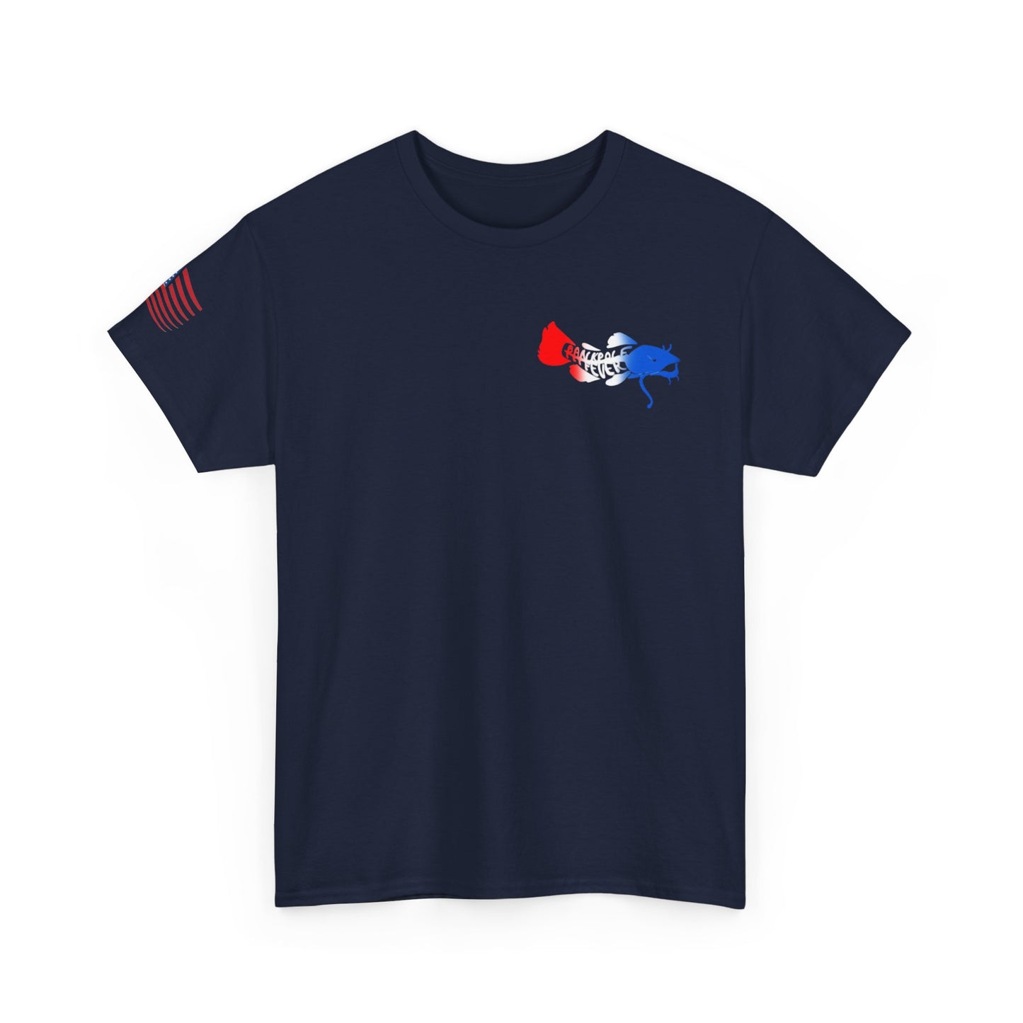 Red/white/Blue Show Me Those Kitties Unisex Heavy Cotton Tee – Bold Graphic T-Shirt for Fishermen
