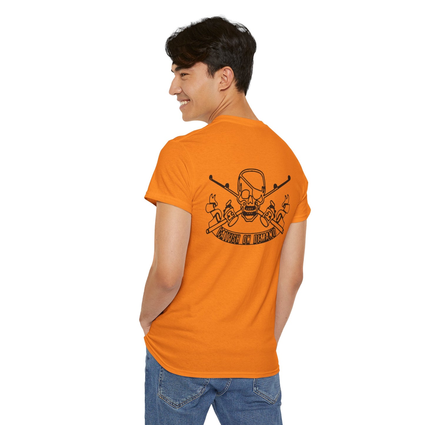 (Saftey colors)Catfish on Demand Graphic Tee for Adventure Seekers
