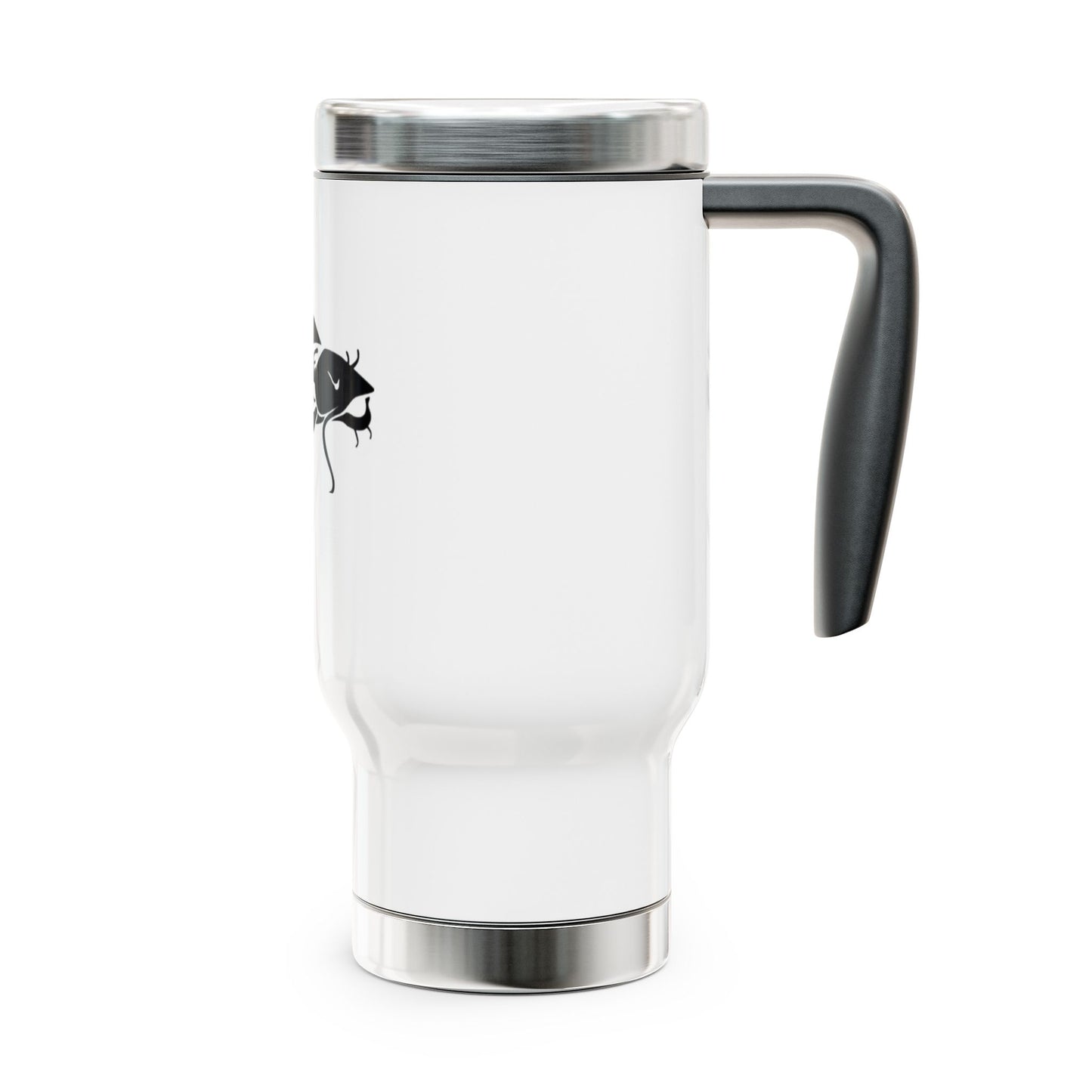 Fish Lover's Stainless Steel Travel Mug - 14oz with Handle