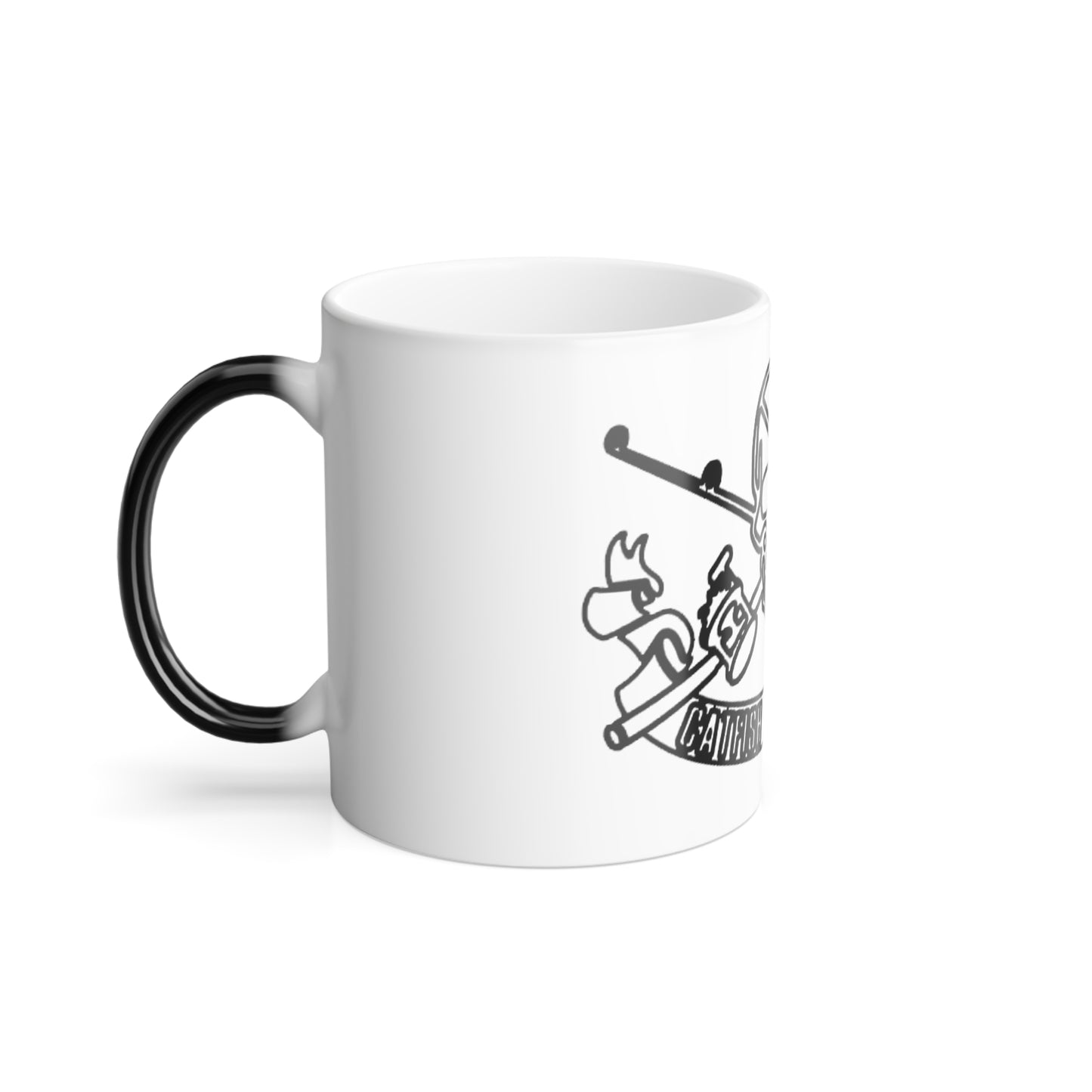 Skull Design Color Morphing Mug - Unique 11oz Coffee Cup for Gifting and Celebrations