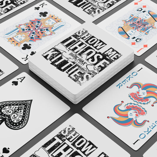 Poker Playing Cards - Show Me Those Kitties Design