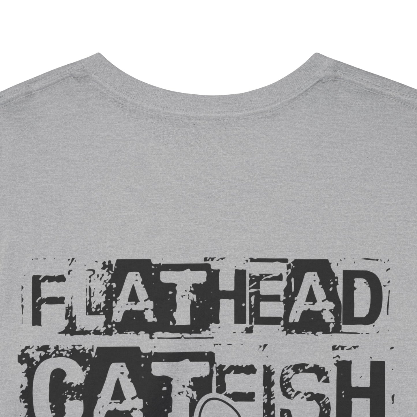 Mens/ Women's Adult Flathead Catfish Slayer Unisex Heavy Cotton Tee - Fun Fishing Shirt for Anglers