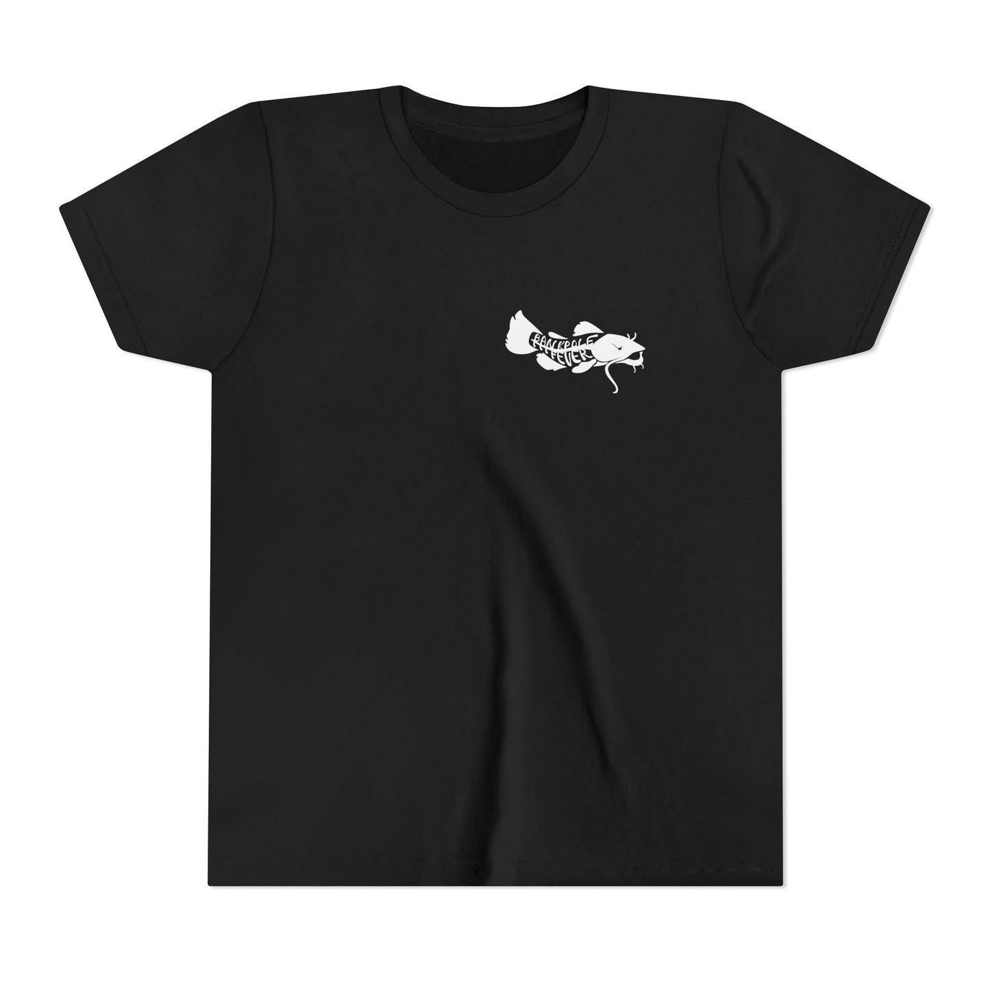 Funny Youth Short Sleeve Tee - Show Me Those Kitties Fishing Shirt