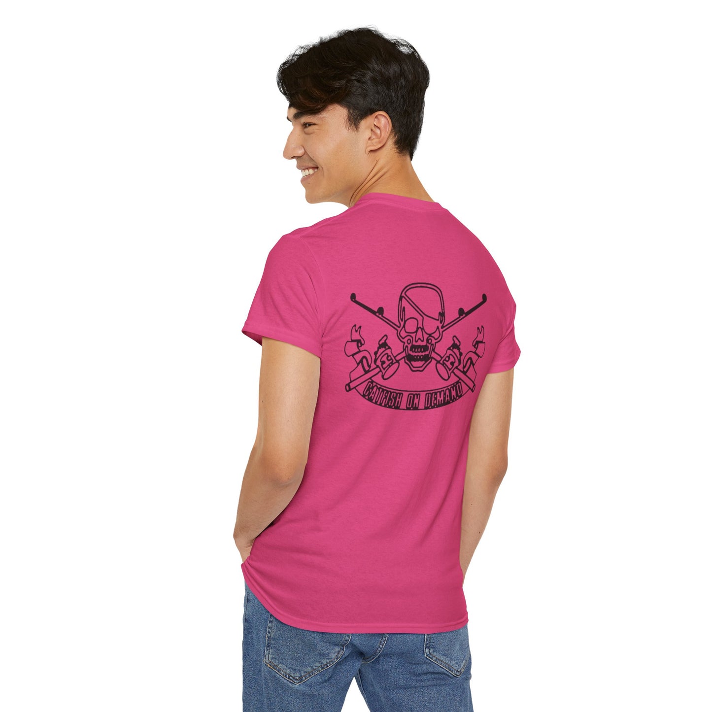 (Saftey colors)Catfish on Demand Graphic Tee for Adventure Seekers