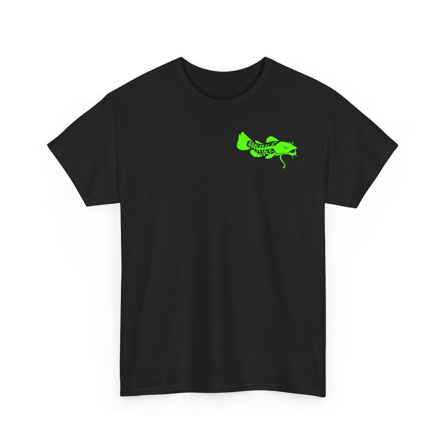 Show-me Those Kitties Heavy Cotton T-Shirt w/ Lime Green logo