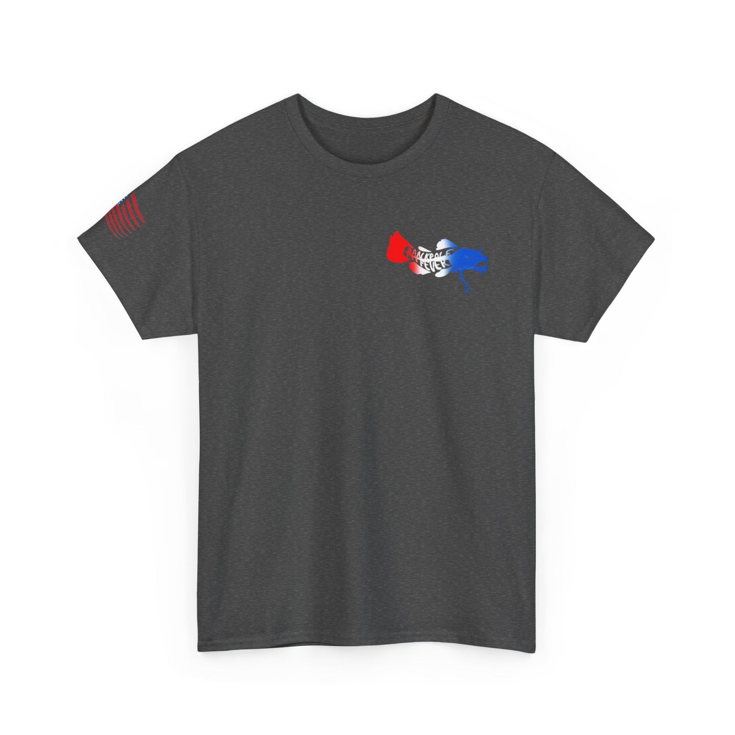 Red/white/Blue Show Me Those Kitties Unisex Heavy Cotton Tee – Bold Graphic T-Shirt for Fishermen